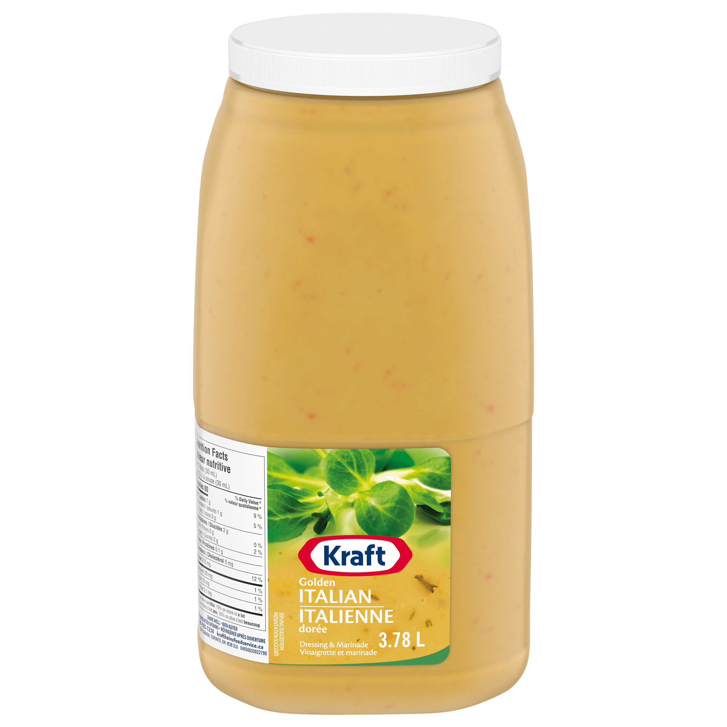 Kraft Golden Italian Salad Dressing (2 x 3.78 L Jug)