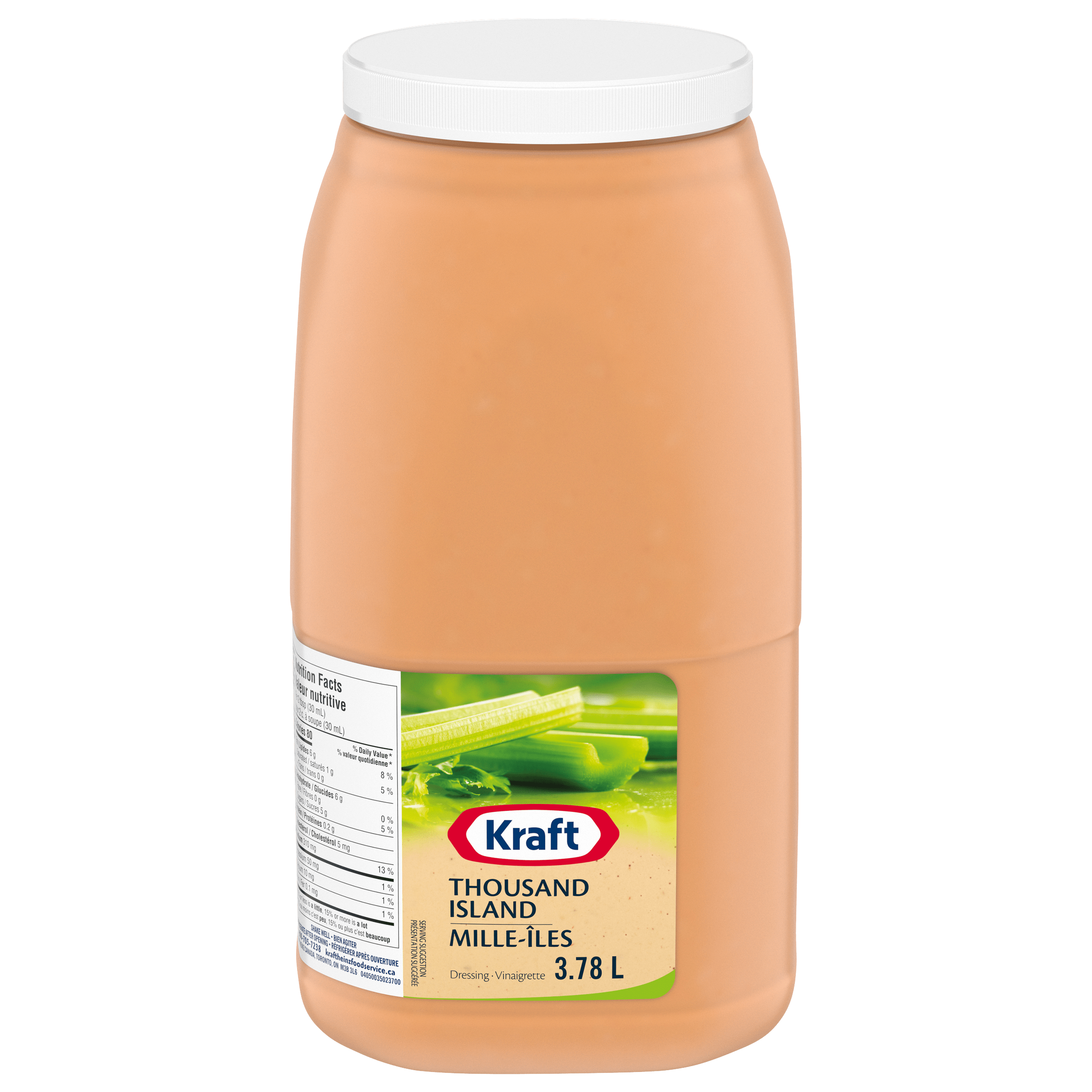 Vinaigrette Mille-îles Kraft (2 x pot de 3,78 L)