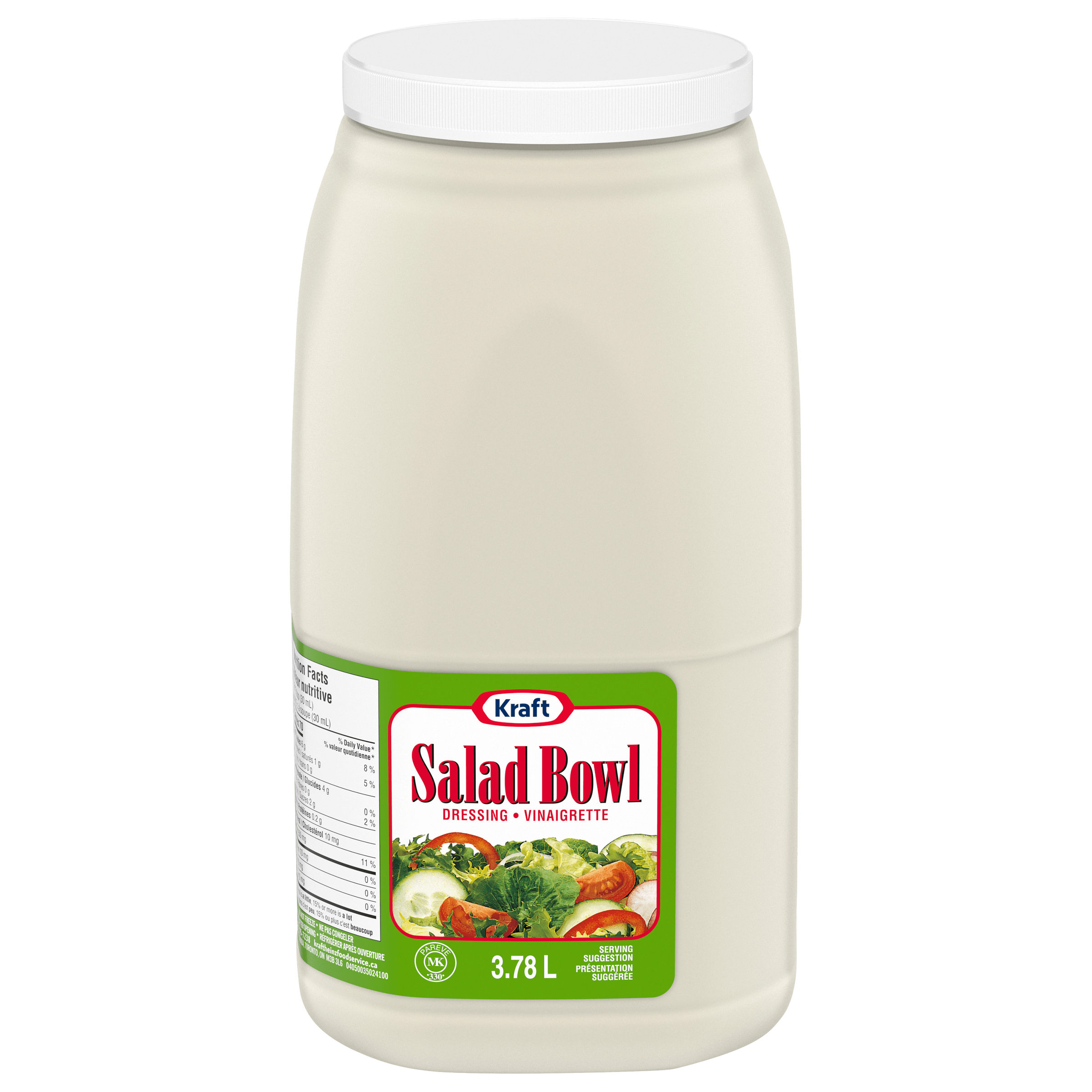Sauce Salad Bowl Kraft (2 x pot de 3,78 ML)