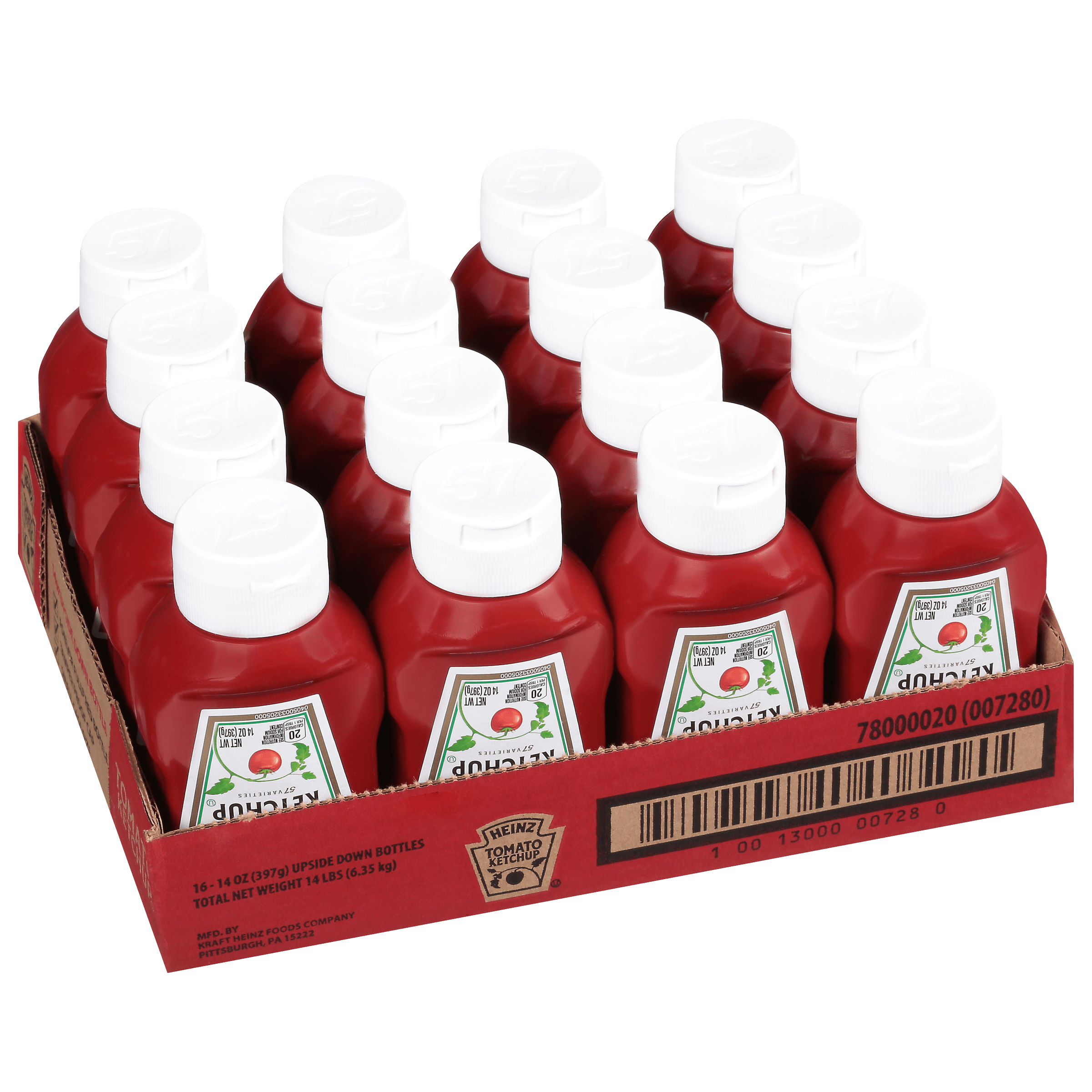 FOREVER FULL Inverted Ketchup Bottles