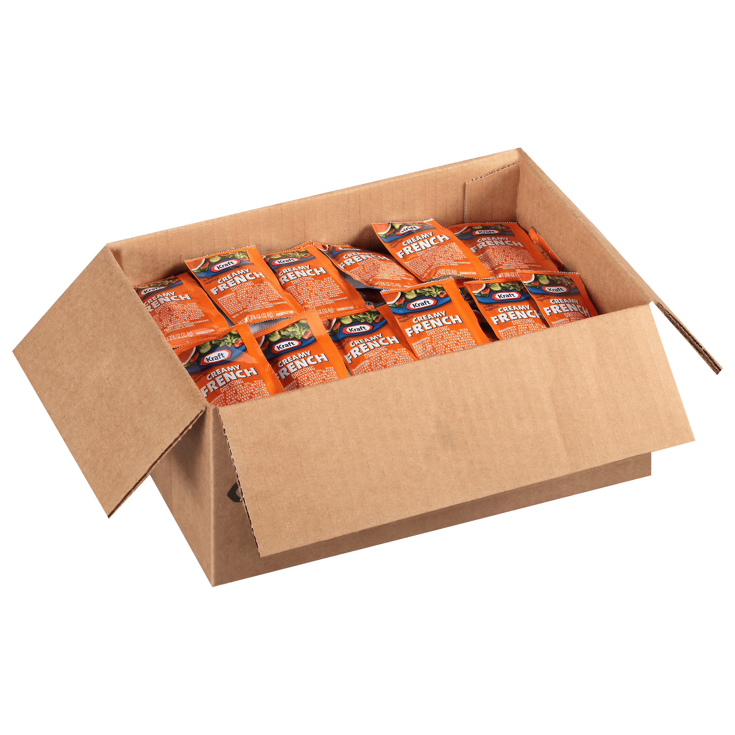 Kraft Single Serve Creamy French Salad Dressing, 5.46 LB Away From Home