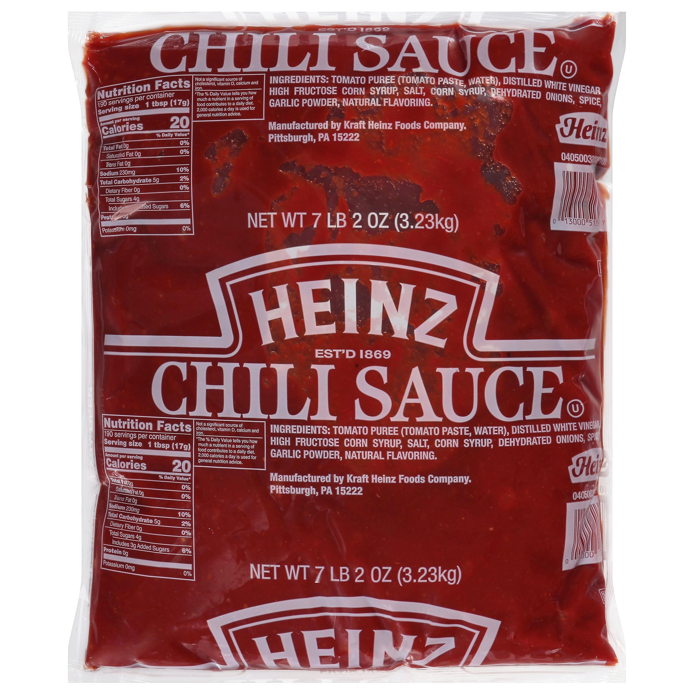 Chili Sauce Pouch Packs