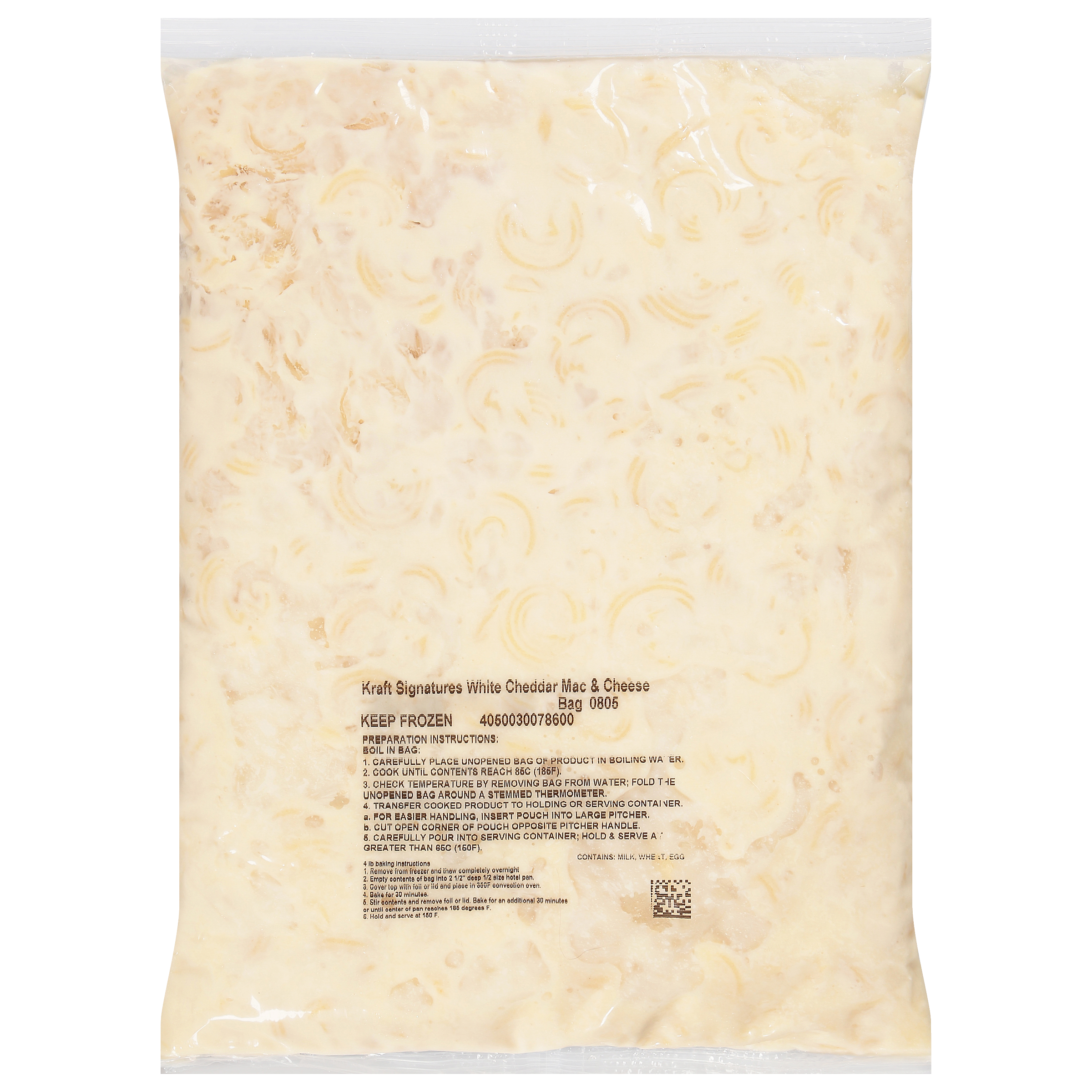 Frozen White Cheddar Macaroni & Cheese