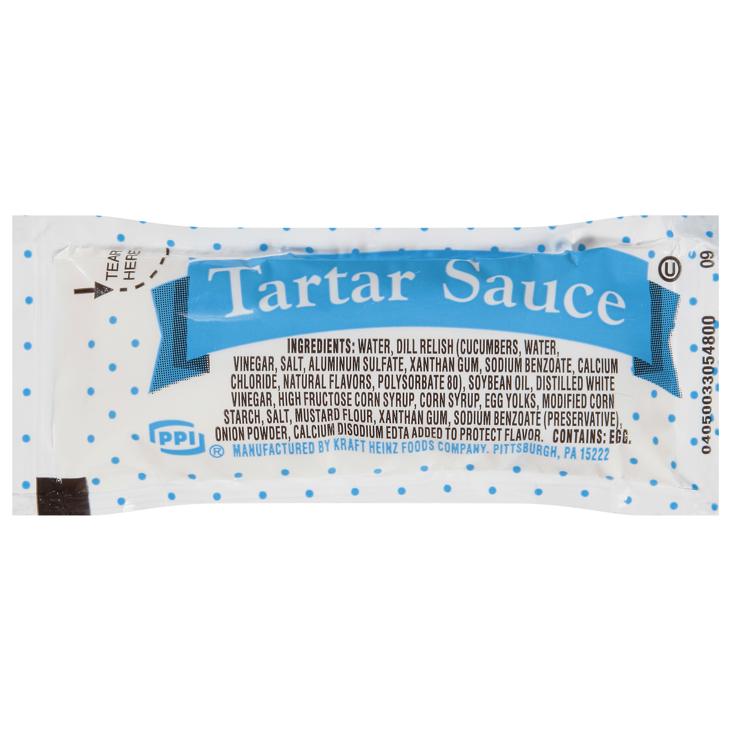 Ppi Single Serve Tartar Sauce, 5.29 LB Away From Home