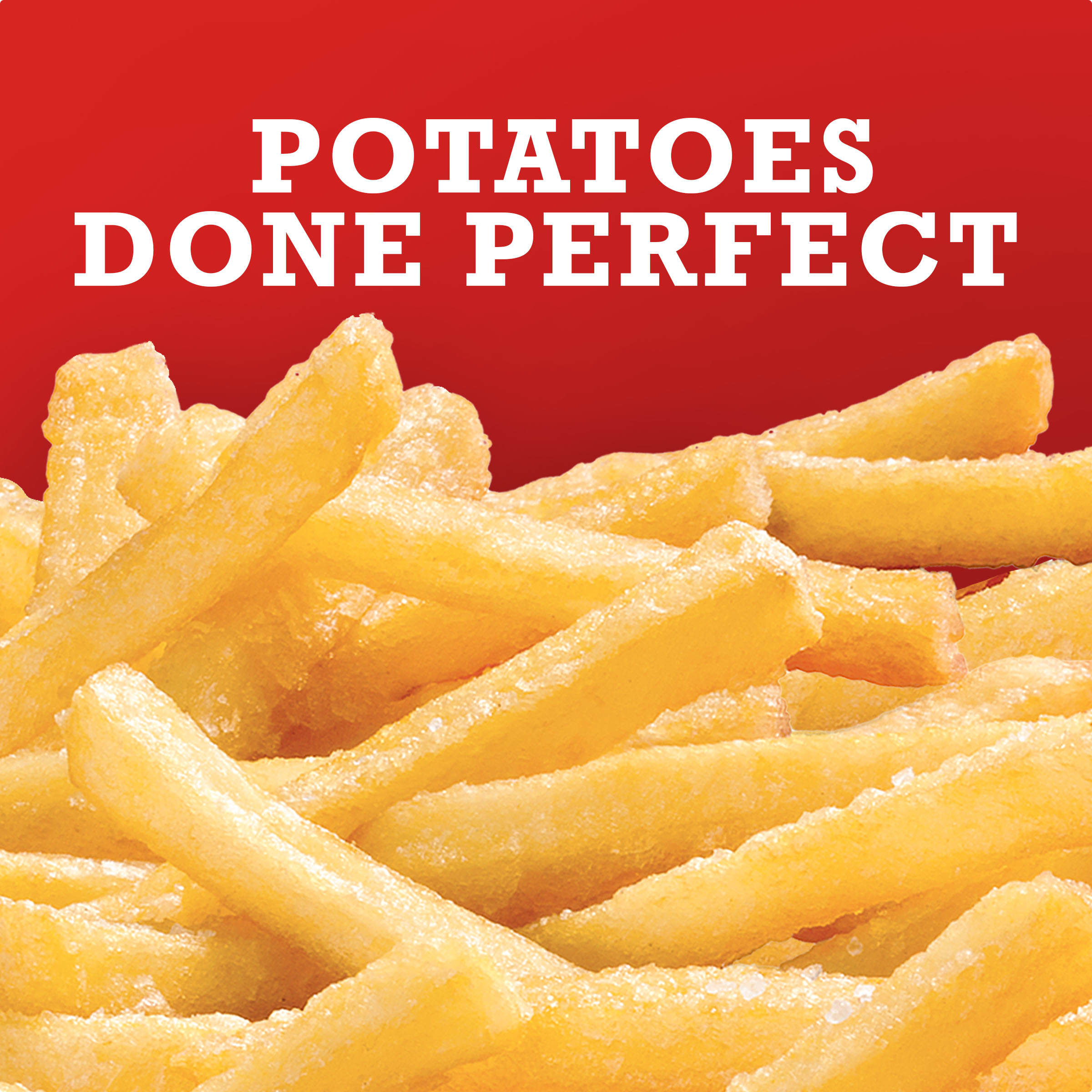 Crispy Golden French Fries Fried Microwavable Frozen Potatoes