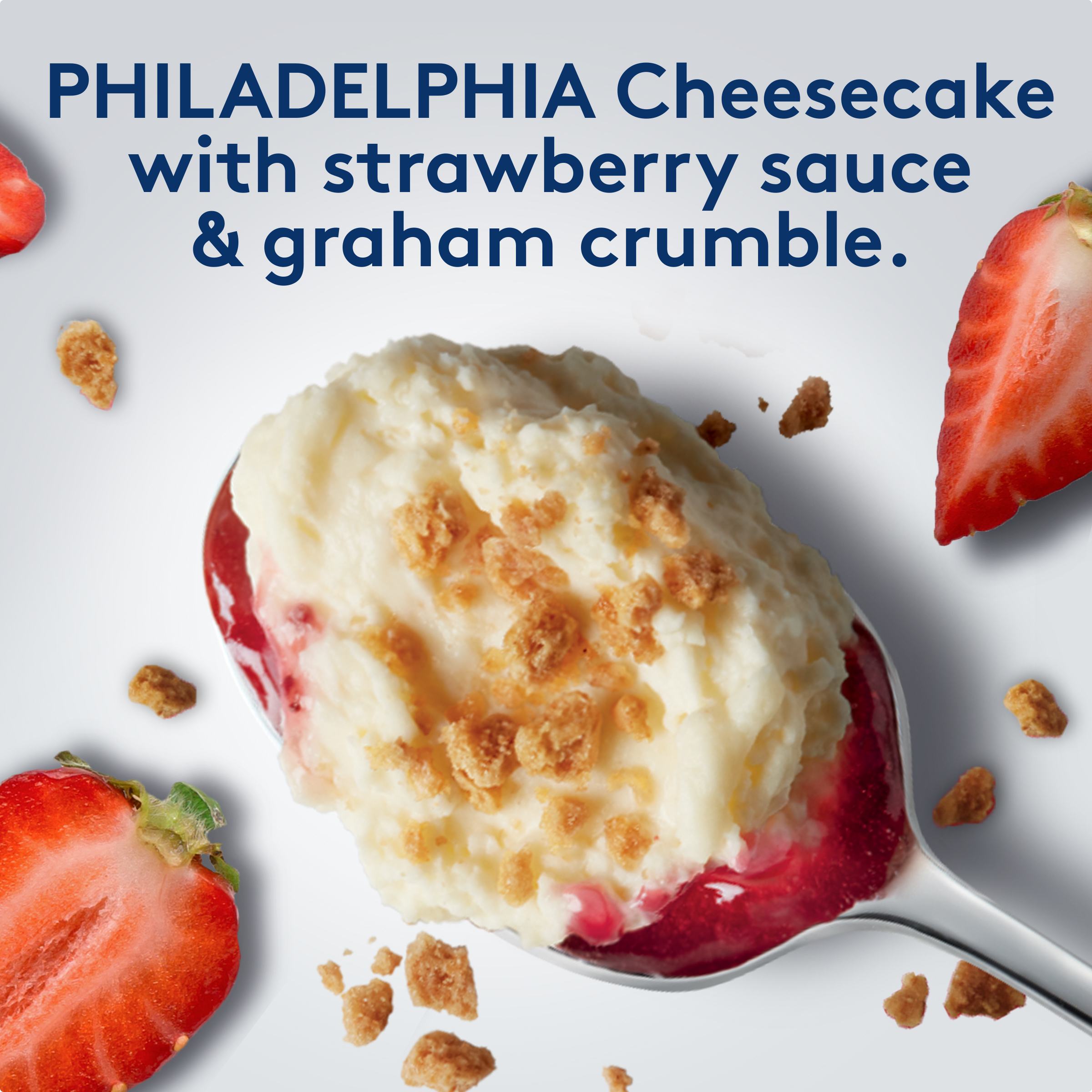 Strawberry Cheesecake Desserts with Graham Crumble