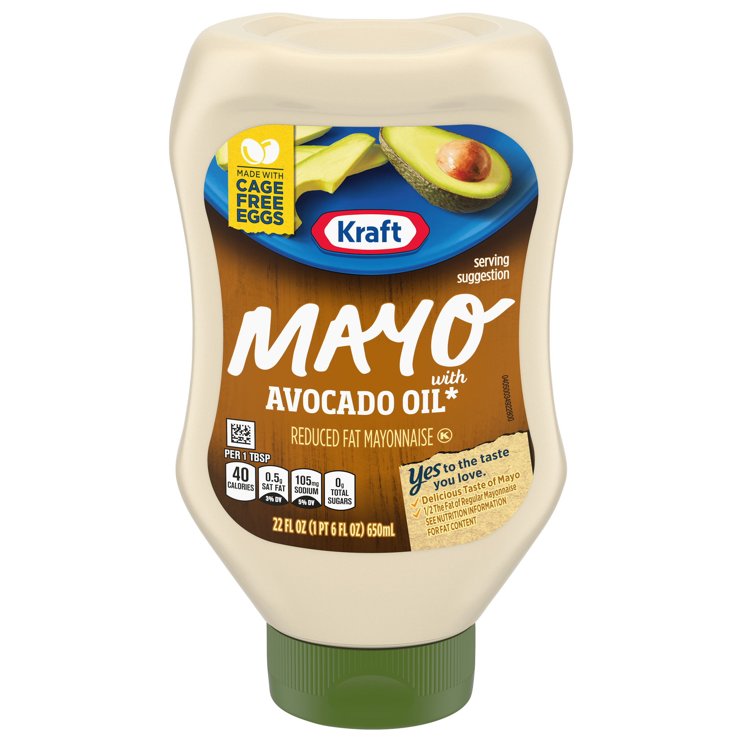 Mayo with Avocado Oil Reduced Fat Mayonnaise