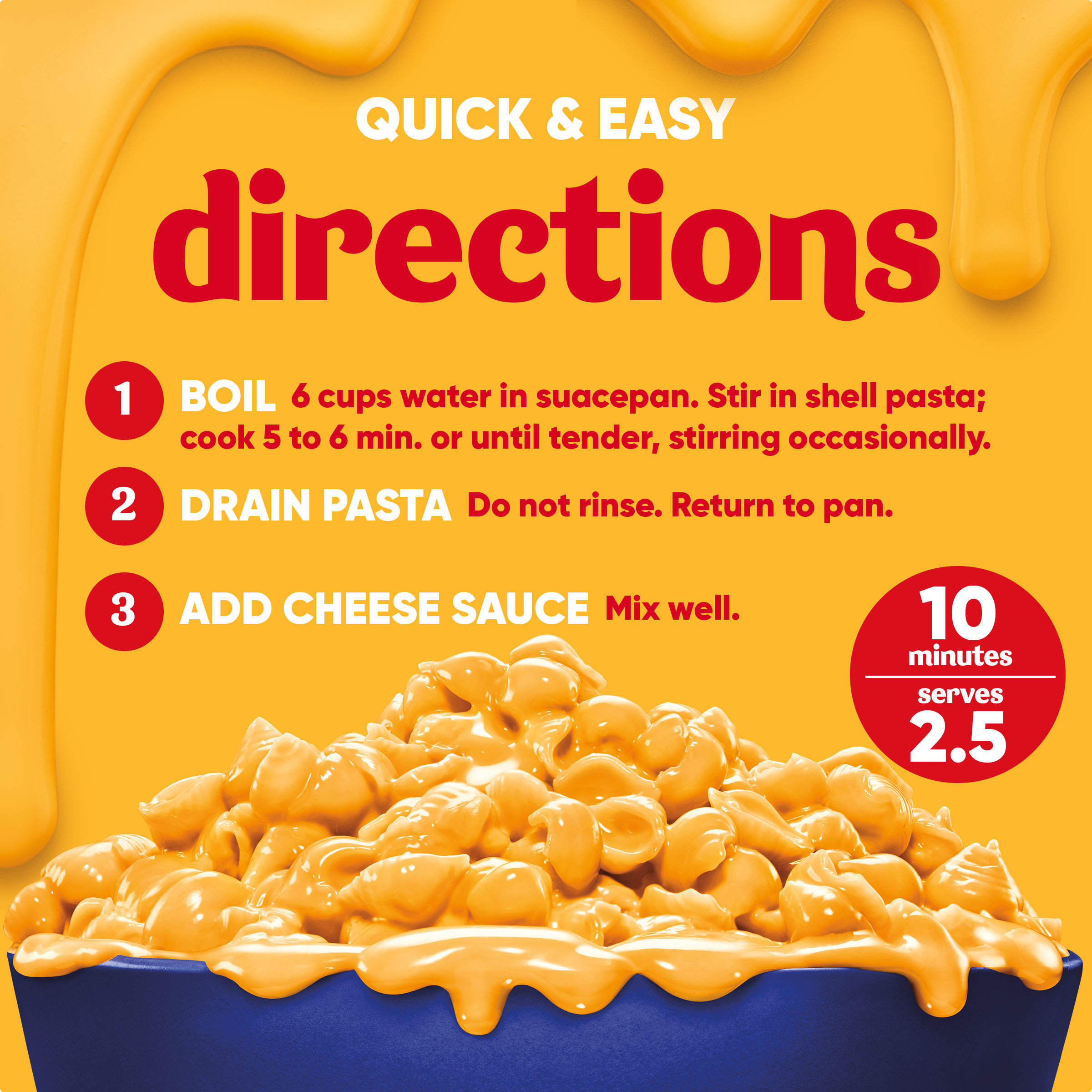 Shells & Cheese Mini Shell Pasta & Cheese Sauce Meal