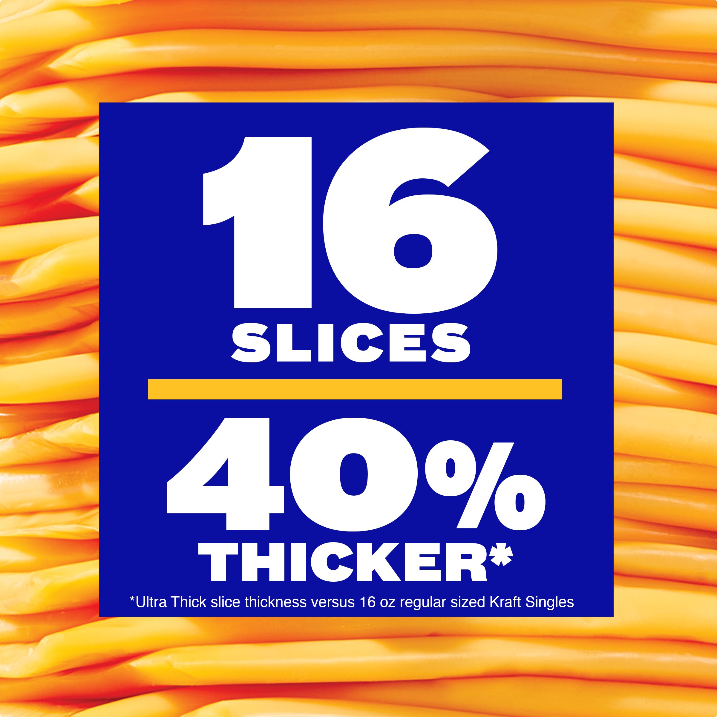 Ultra Thick American Cheese Slices