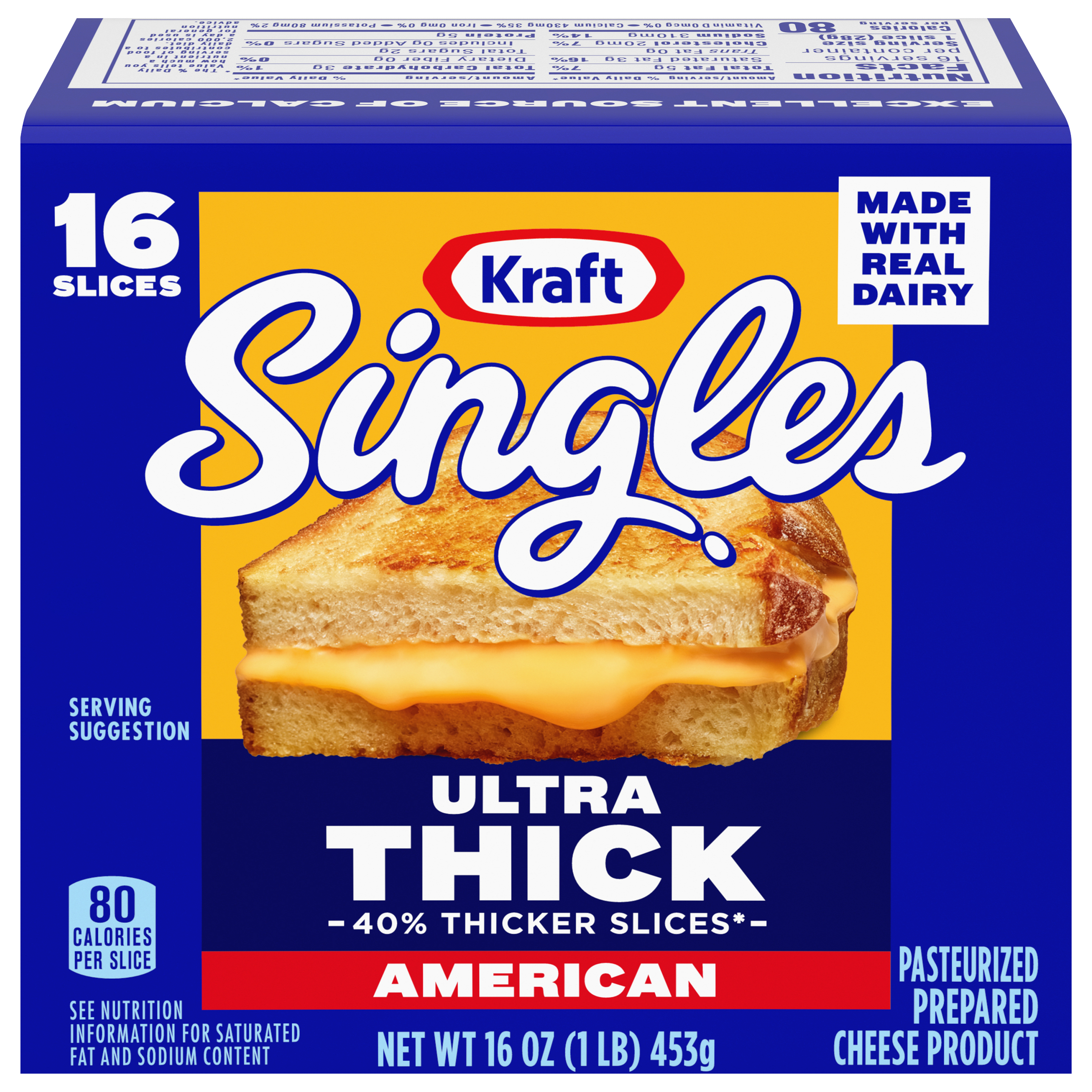 Ultra Thick American Cheese Slices