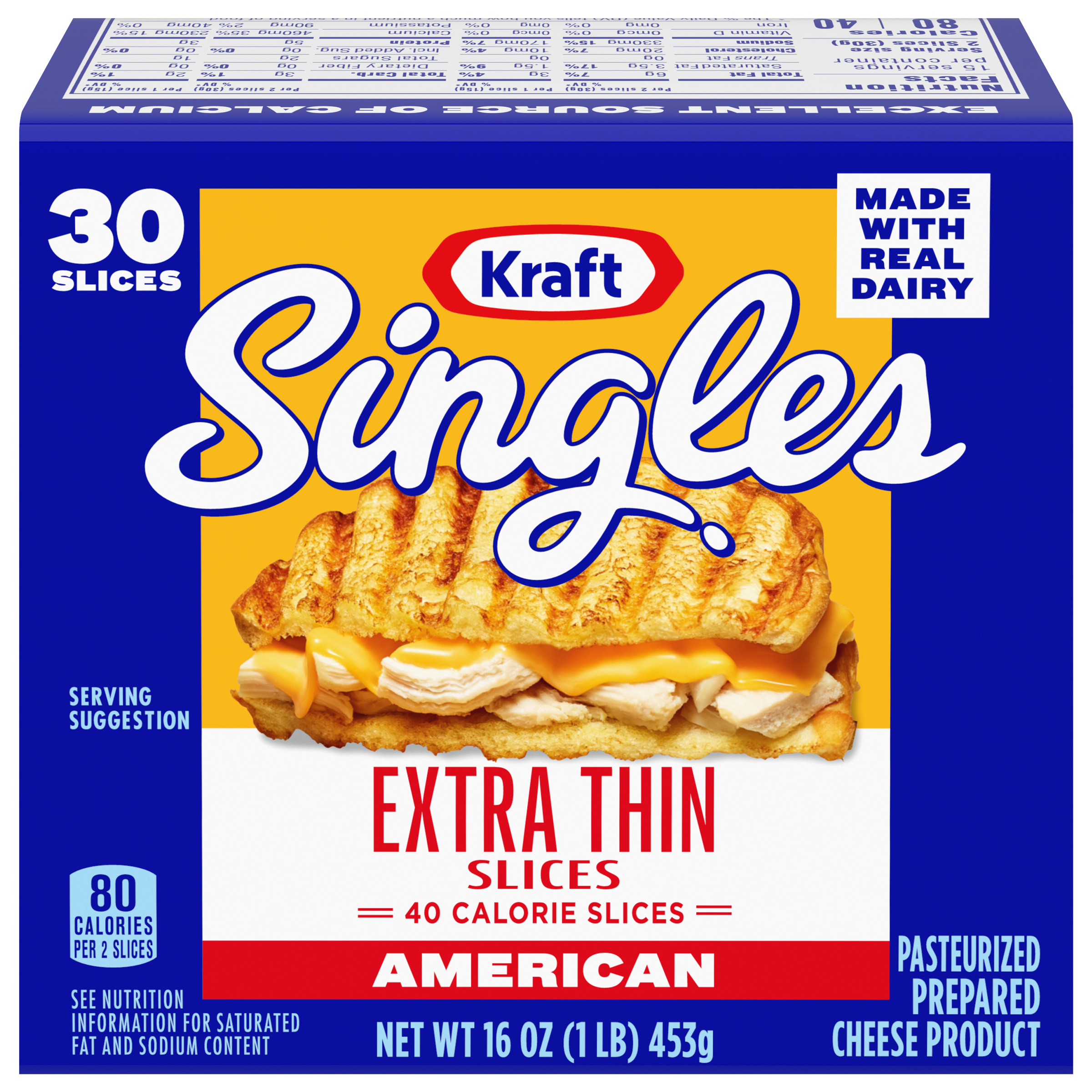 Extra Thin American Cheese Slices