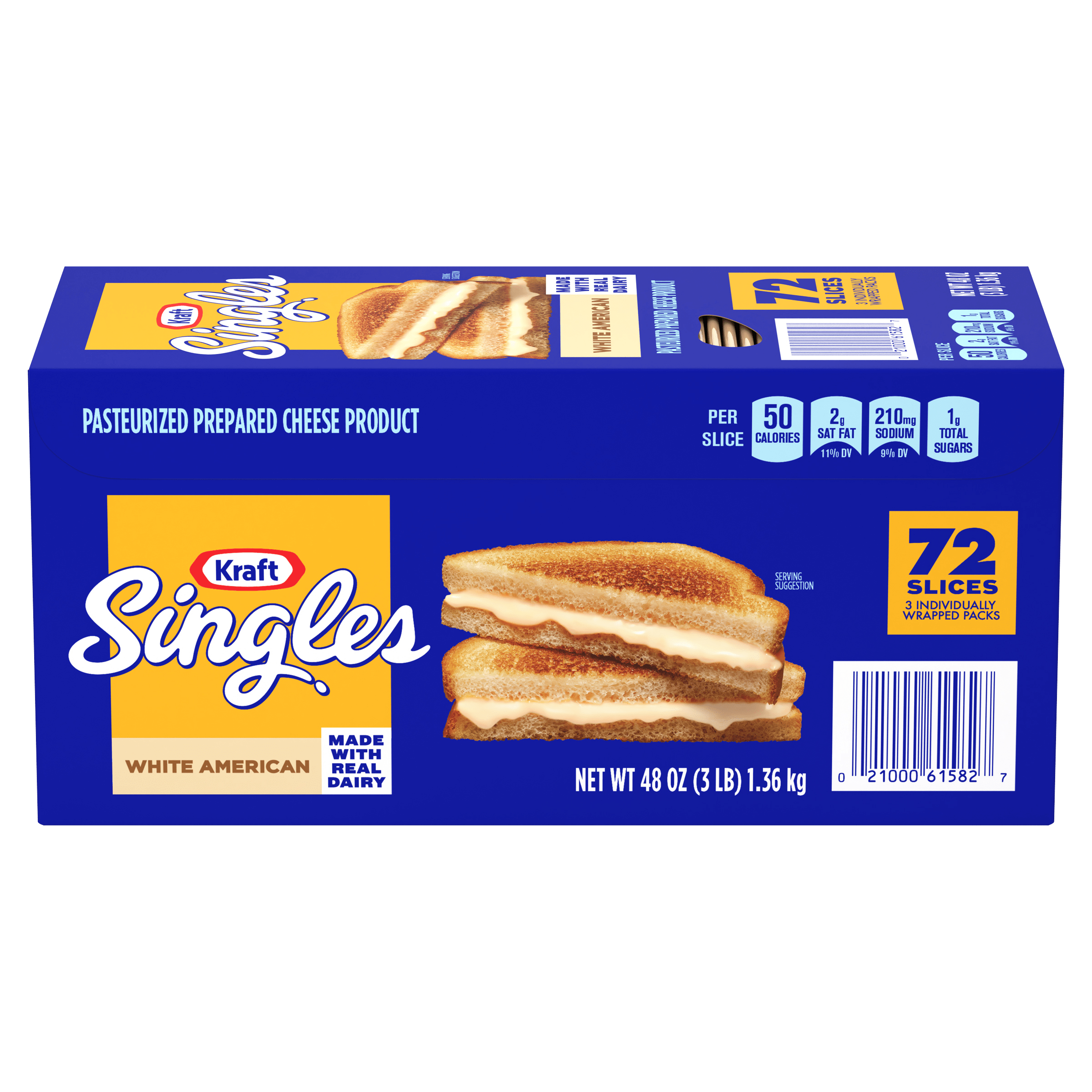 White American Cheese Slices