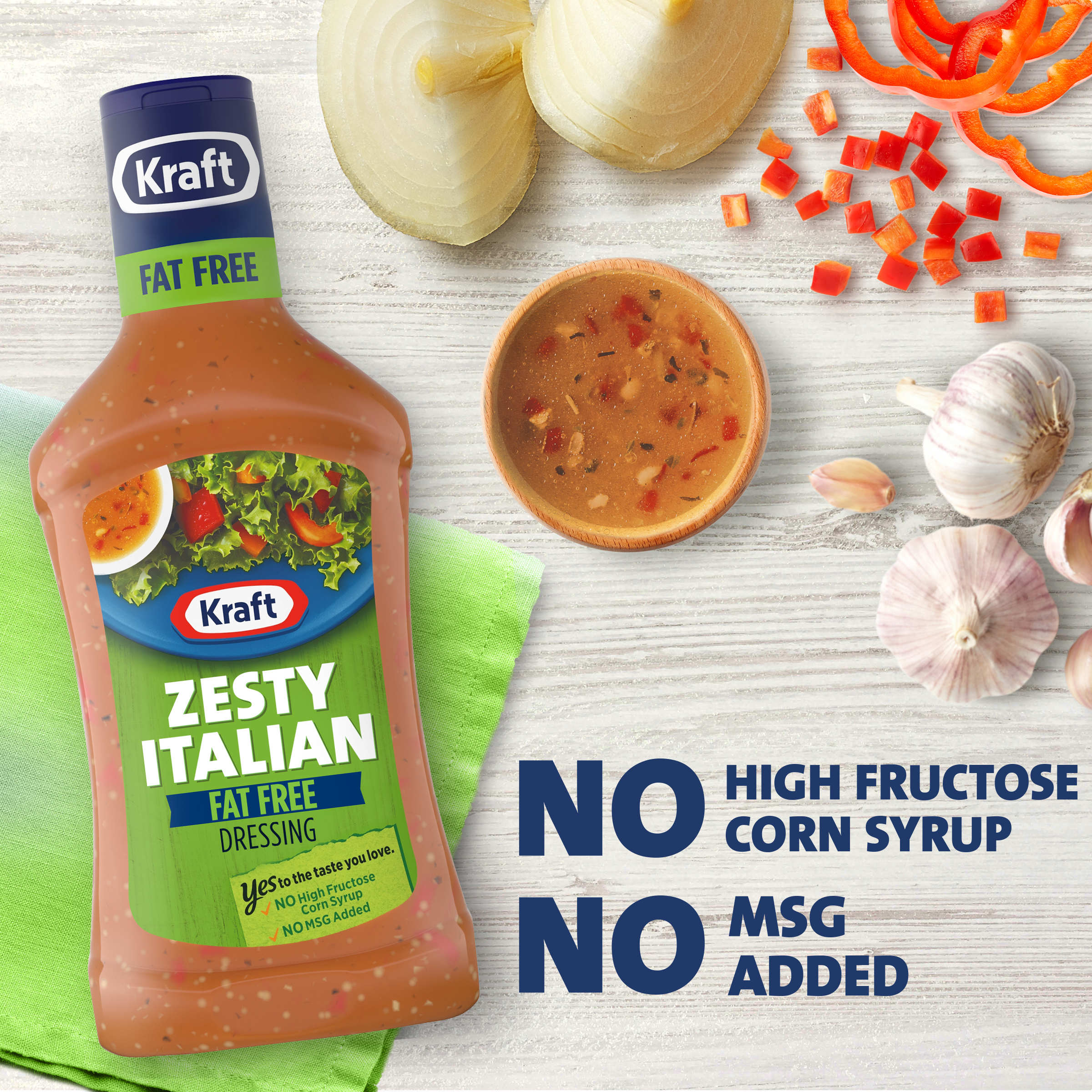 Zesty Italian Fat Free Salad Dressing