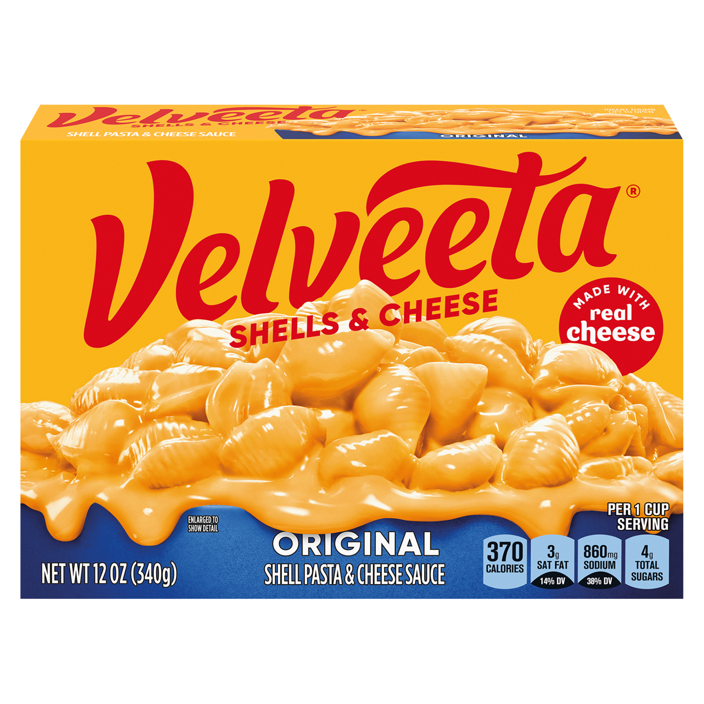 Shells & Cheese Original Shell Pasta & Cheese Sauce Meal