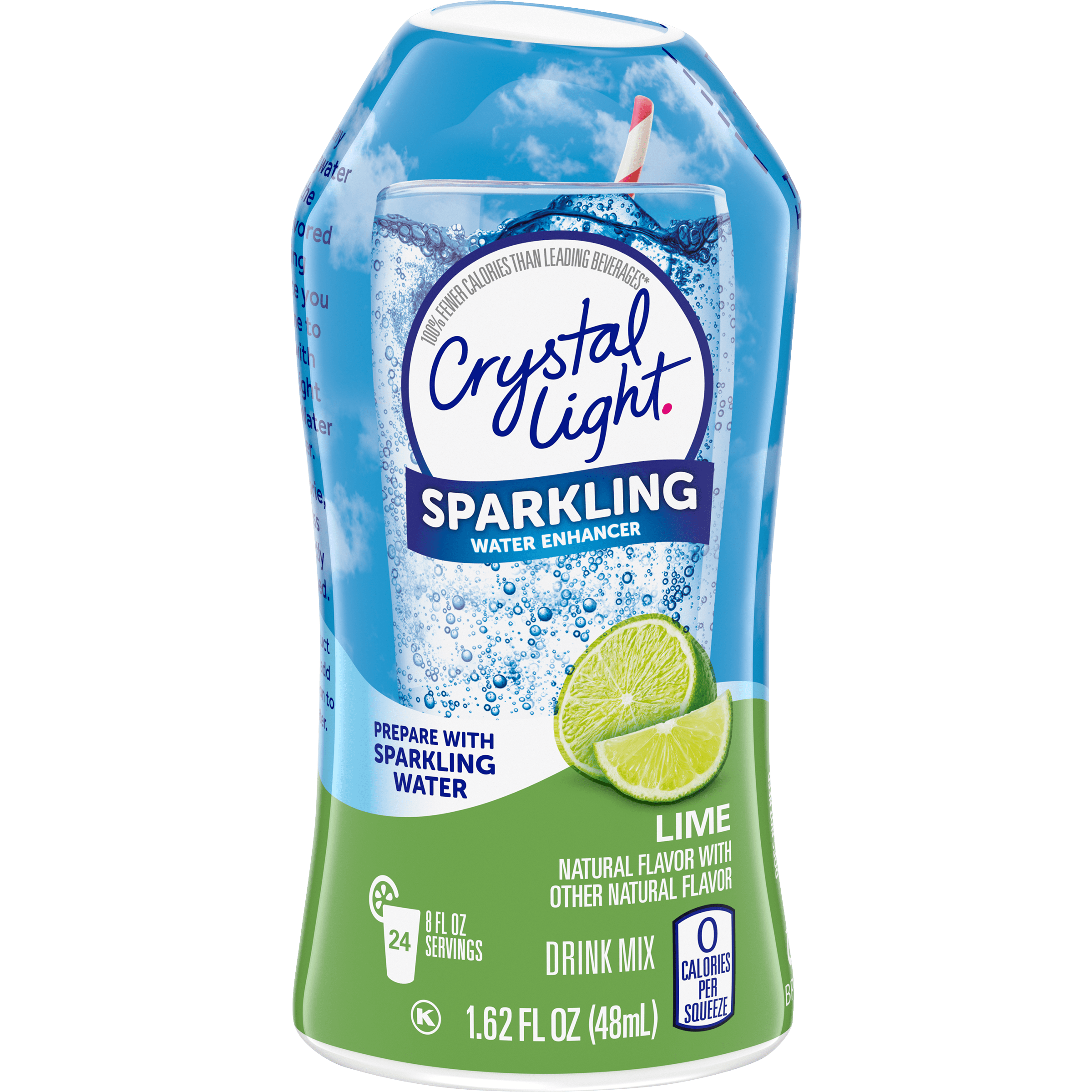 Lime Naturally Flavored Sparkling Water Enhancer Drink Mix