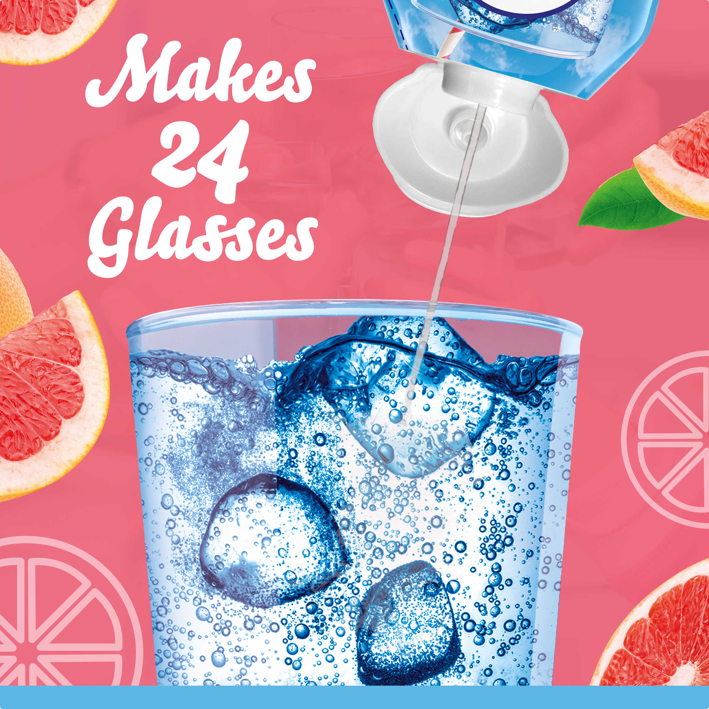 Grapefruit Naturally Flavored Sparkling Water Enhancer Drink Mix