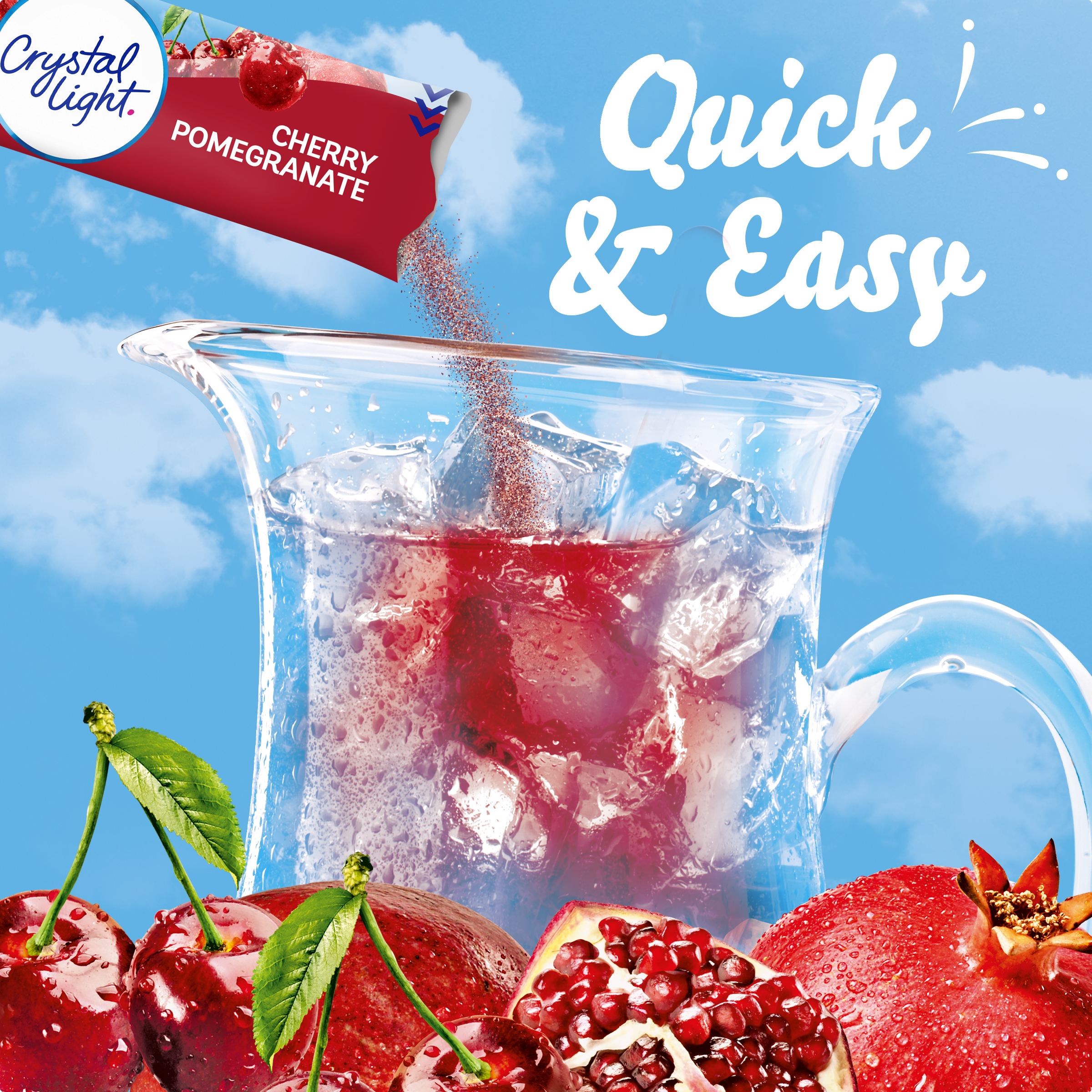 Cherry Pomegranate Naturally Flavored Powdered Drink Mix