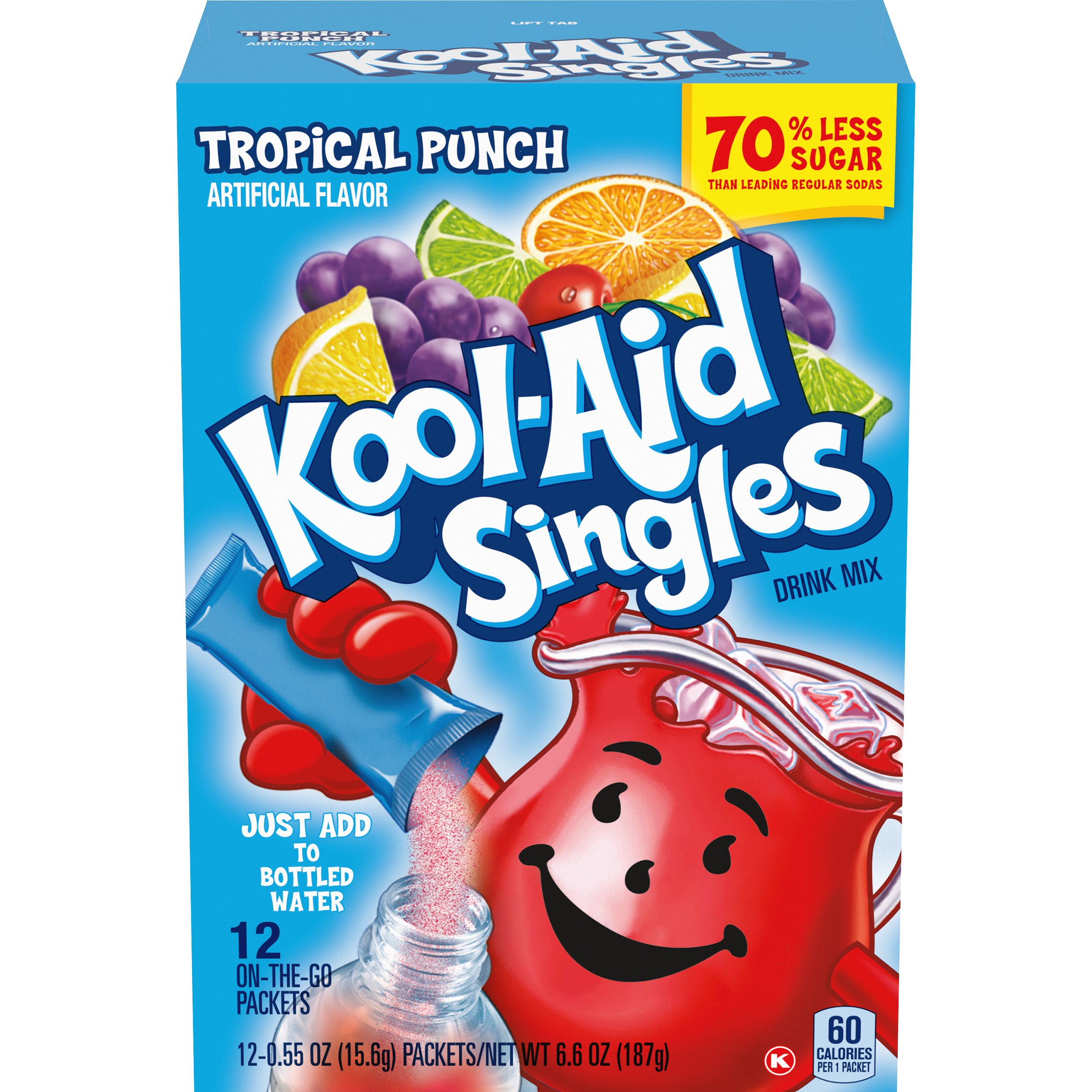 Singles Tropical Punch Artificially Flavored Powdered Soft Drink Mix