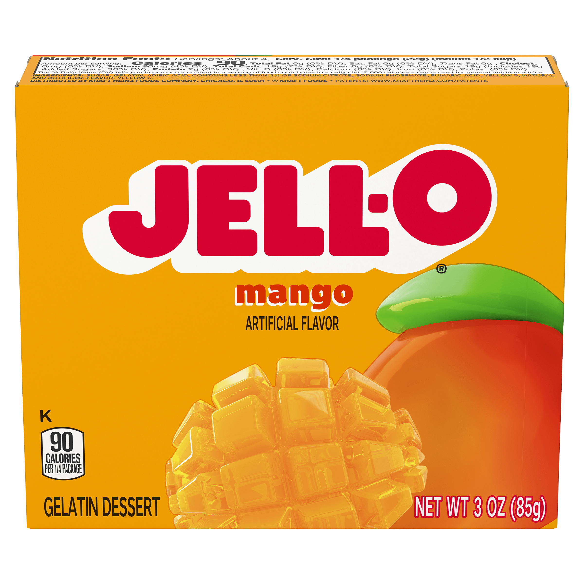 Mango Gelatin Dessert Mix