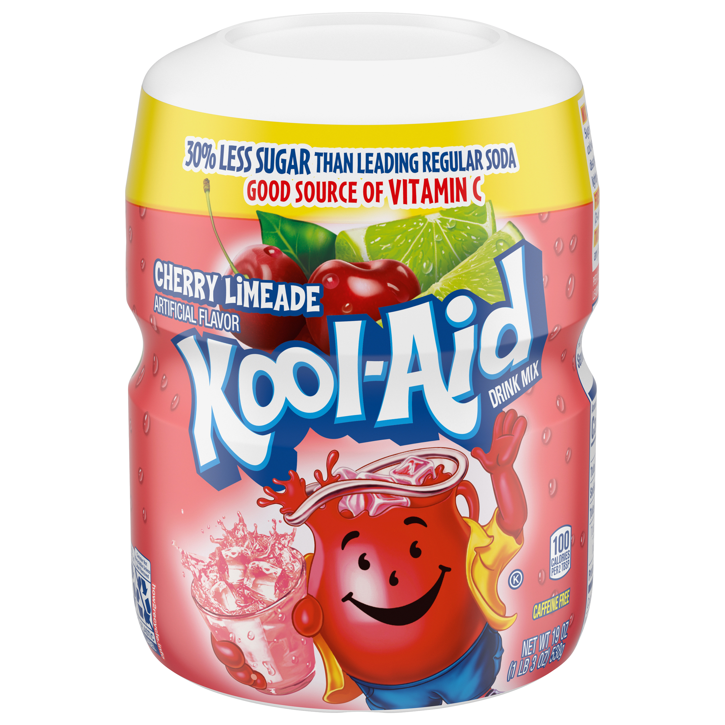 Sugar-Sweetened Cherry Limeade Artificially Flavored Powdered Soft Drink Mix