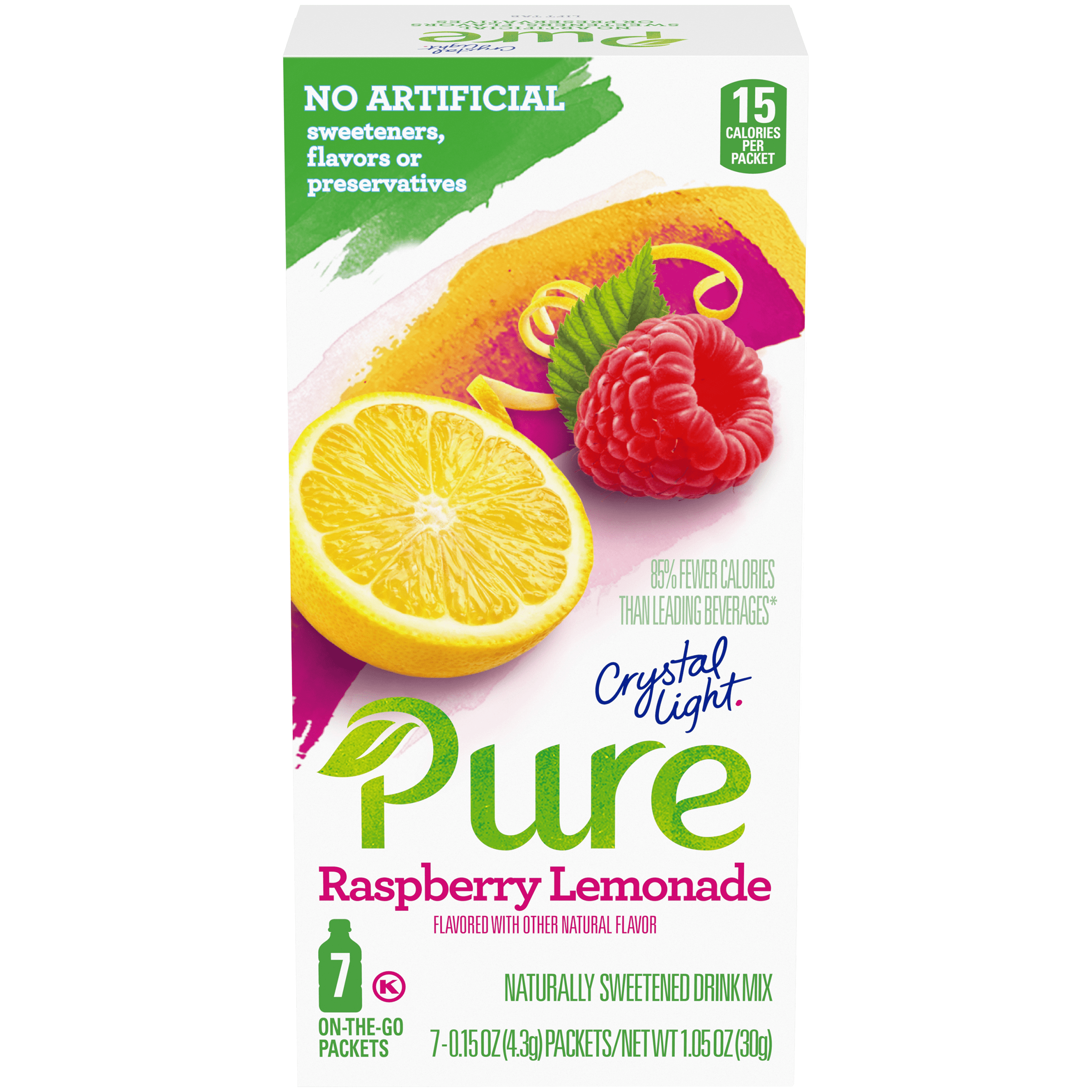 Pure Raspberry Lemonade Powdered Drink Mix | Crystal Light | Products ...