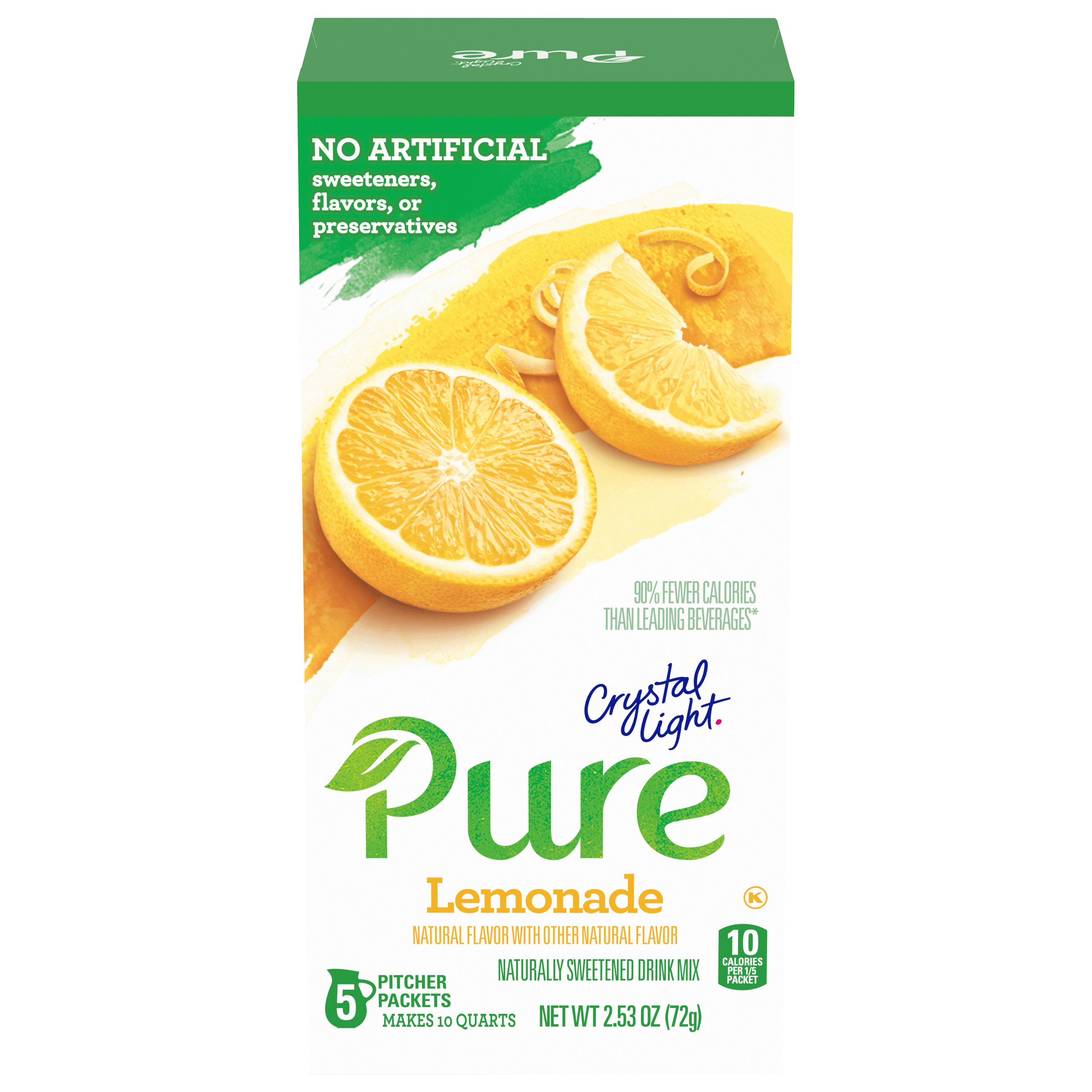 Lemonade Naturally Flavored Powdered Drink Mix with No Artificial Sweeteners