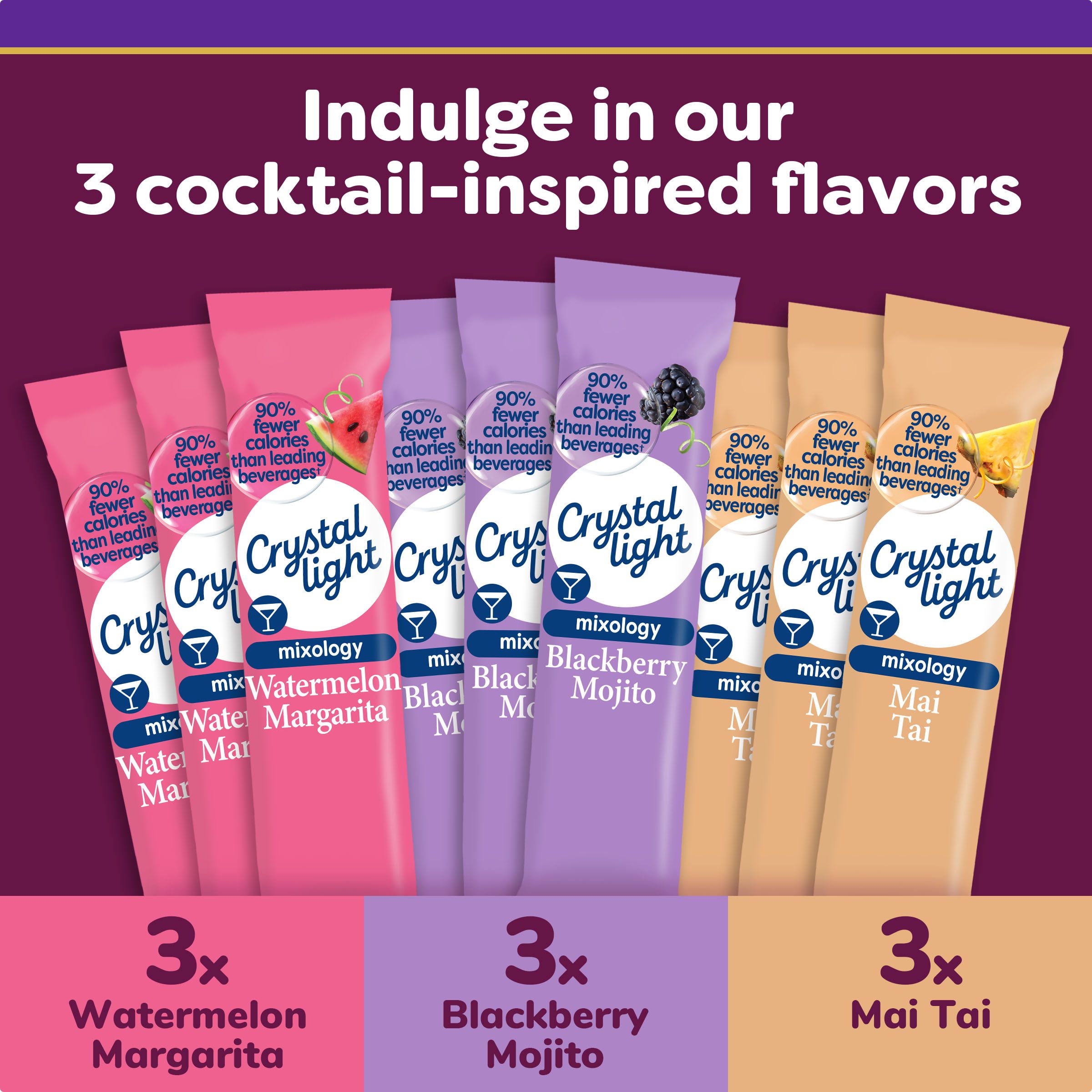 Mixology Variety Pack Powdered Drink Mix