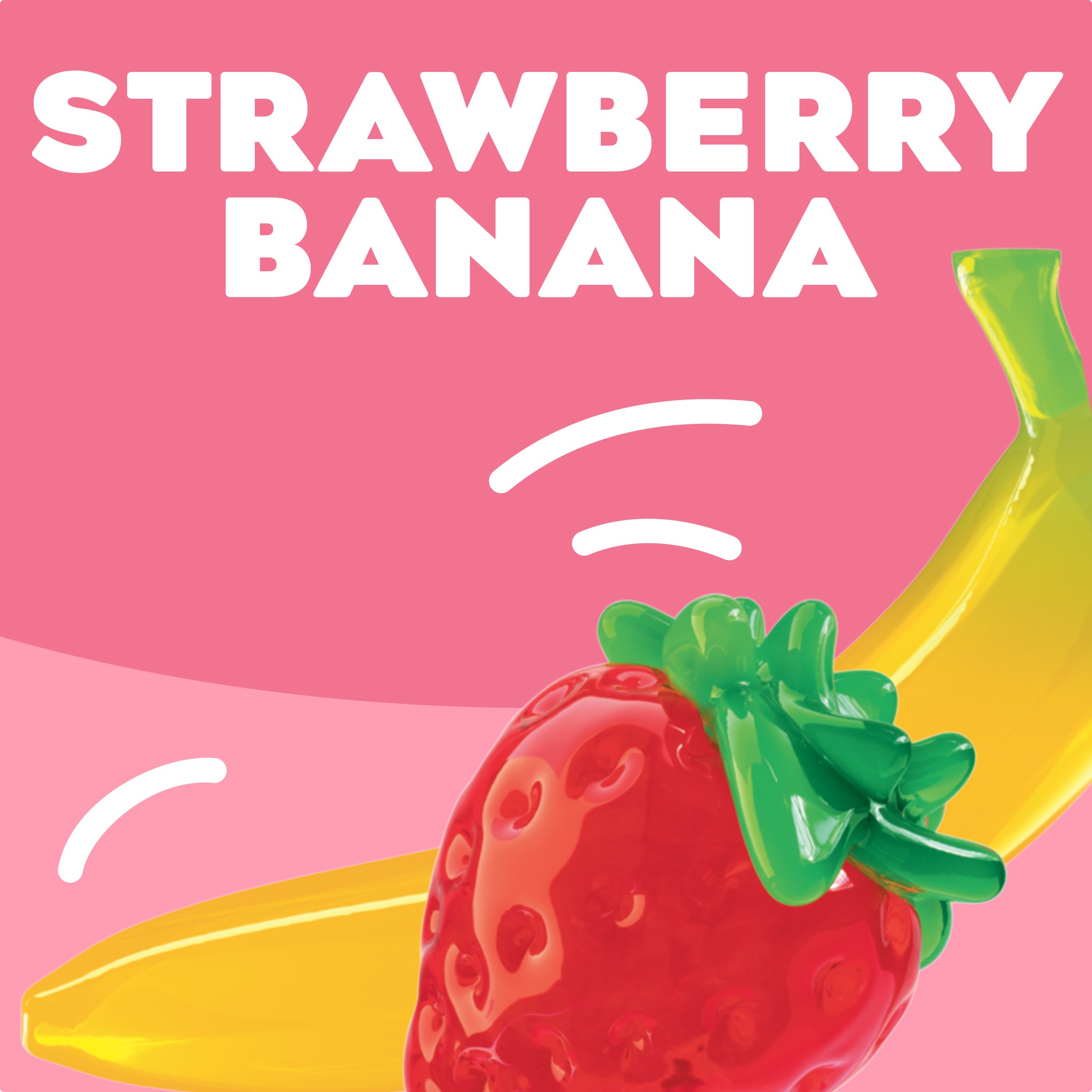 Strawberry Banana Gelatin Dessert Mix