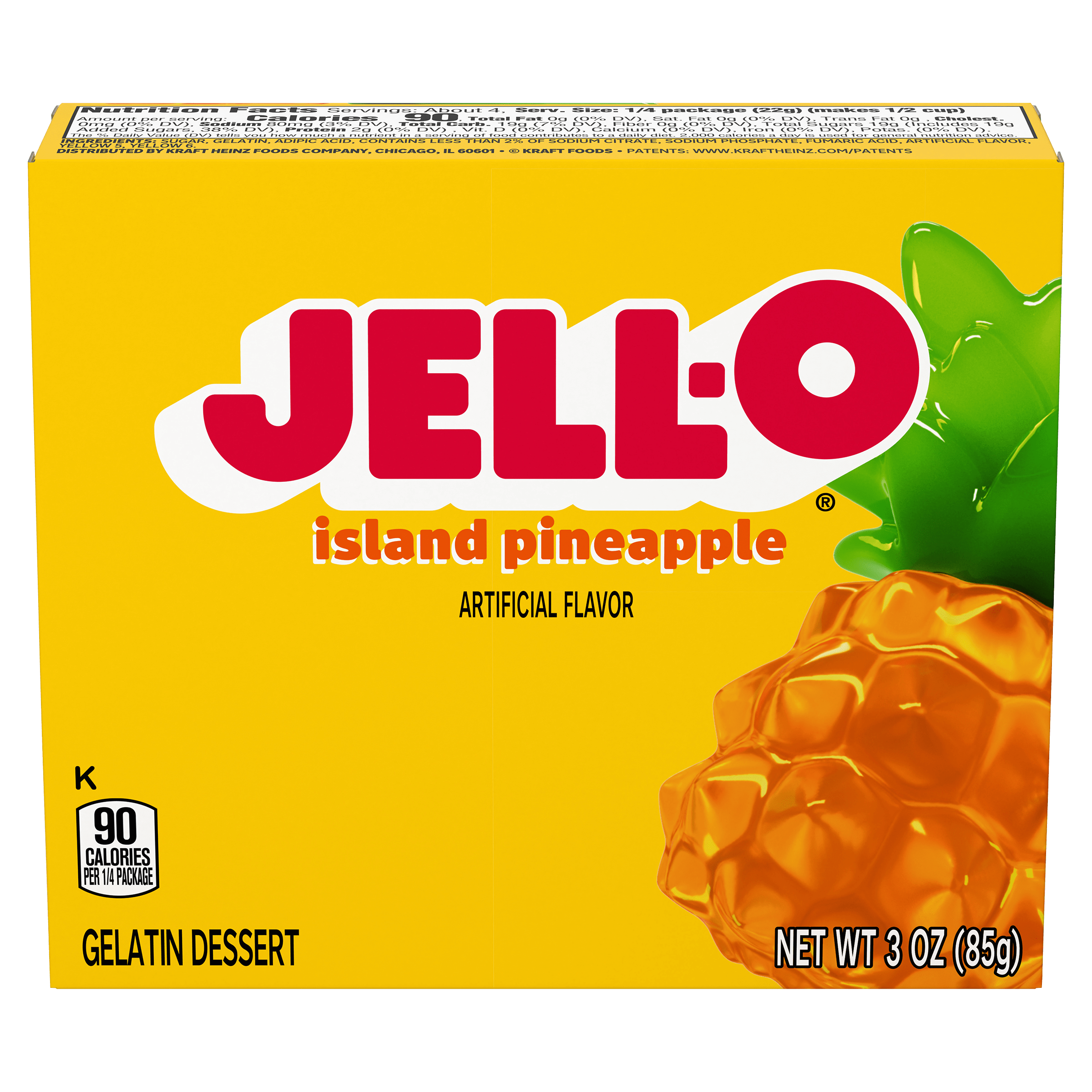 Island Pineapple Gelatin Dessert Mix