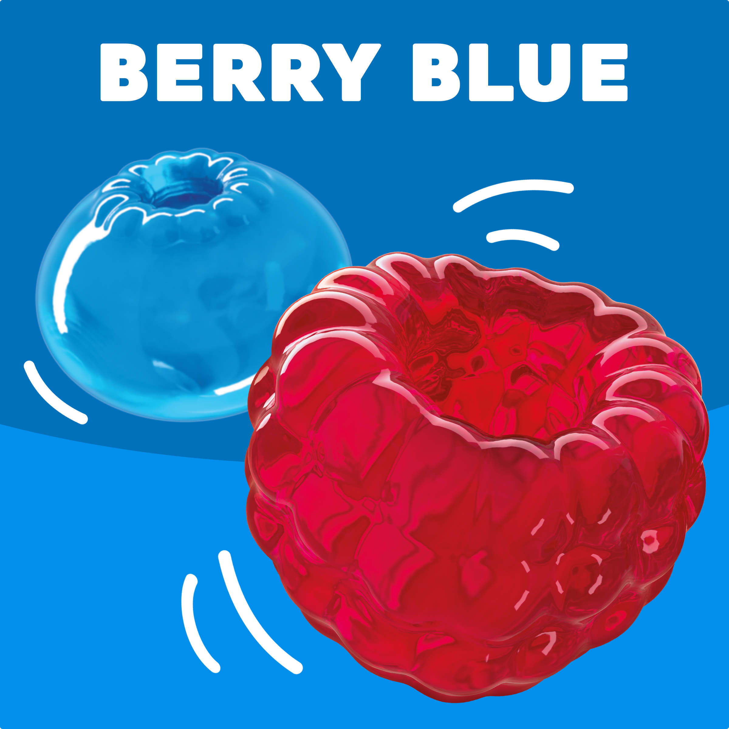 Berry Blue Gelatin Dessert Mix