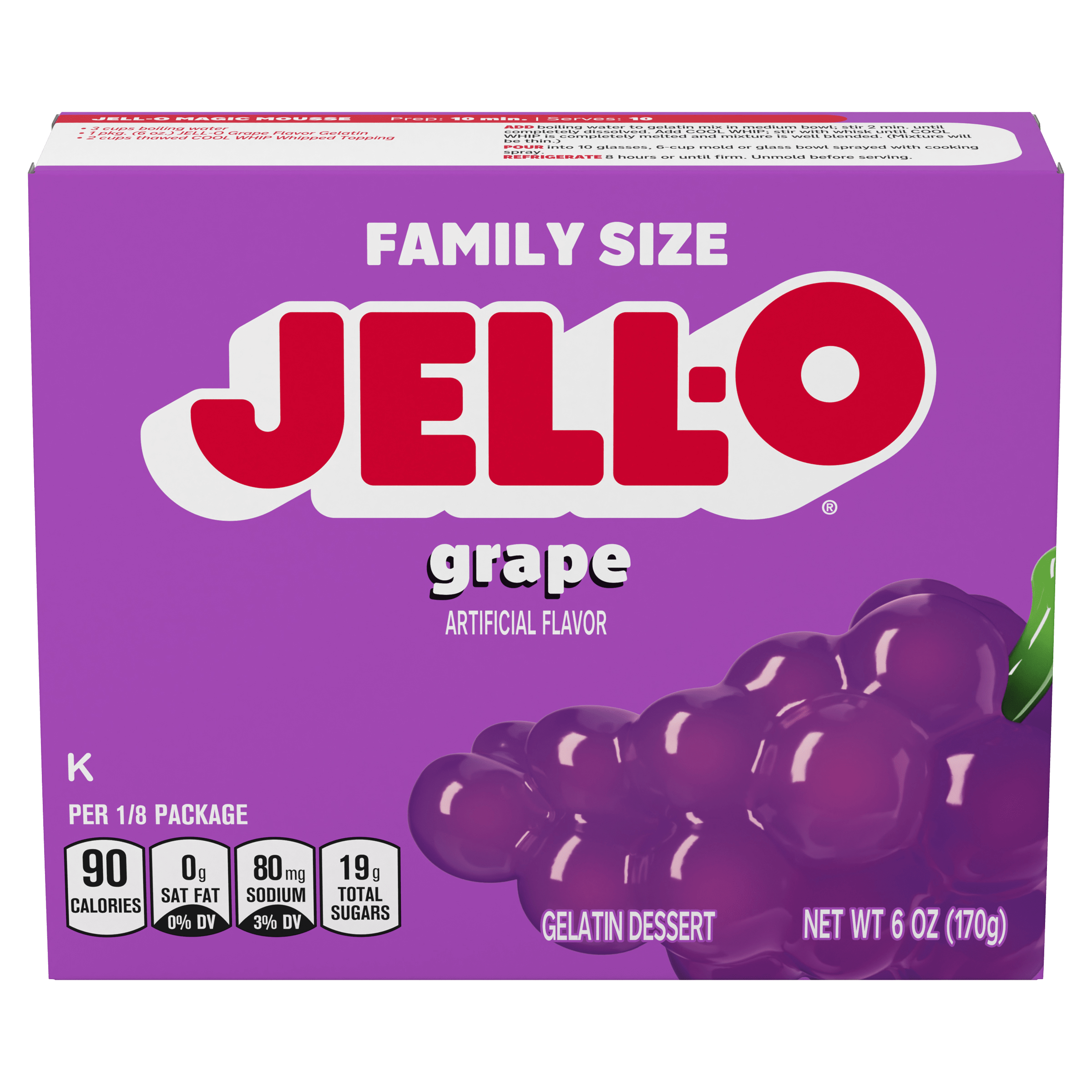 Grape Gelatin Dessert Mix | Jell-O | Products - Heinz®