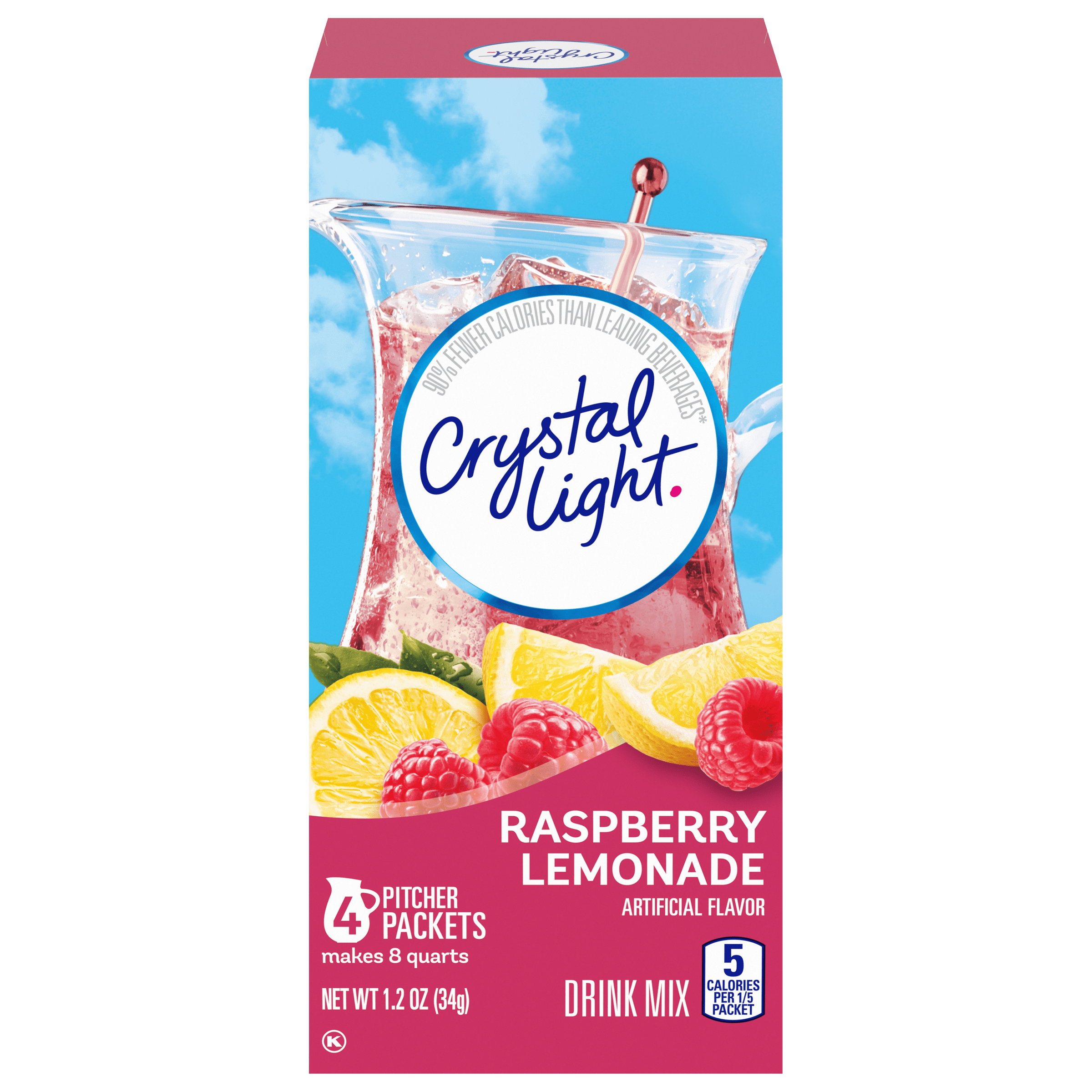Raspberry Lemonade Artificially Flavored Powdered Drink Mix