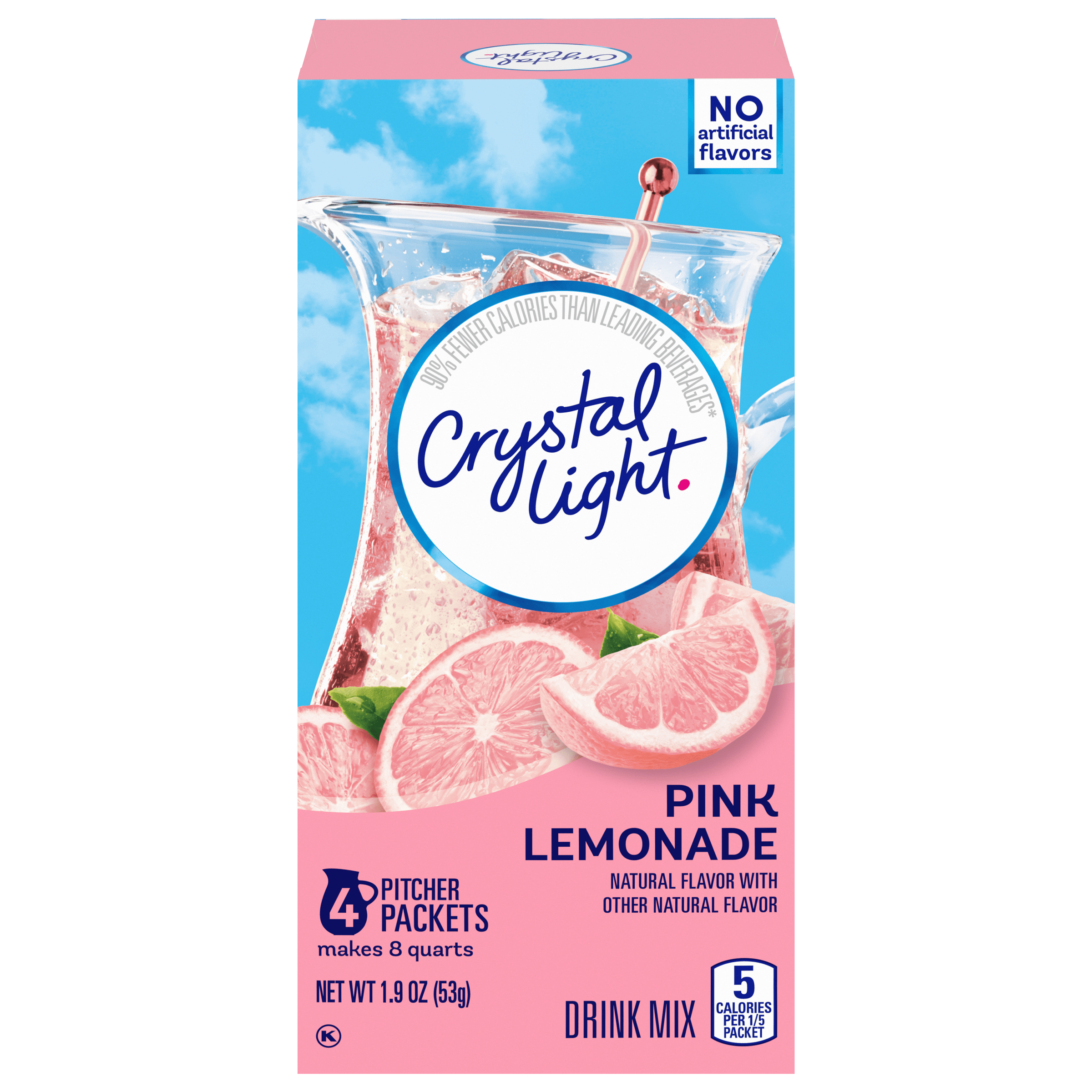Pink Lemonade Naturally Flavored Powdered Drink Mix