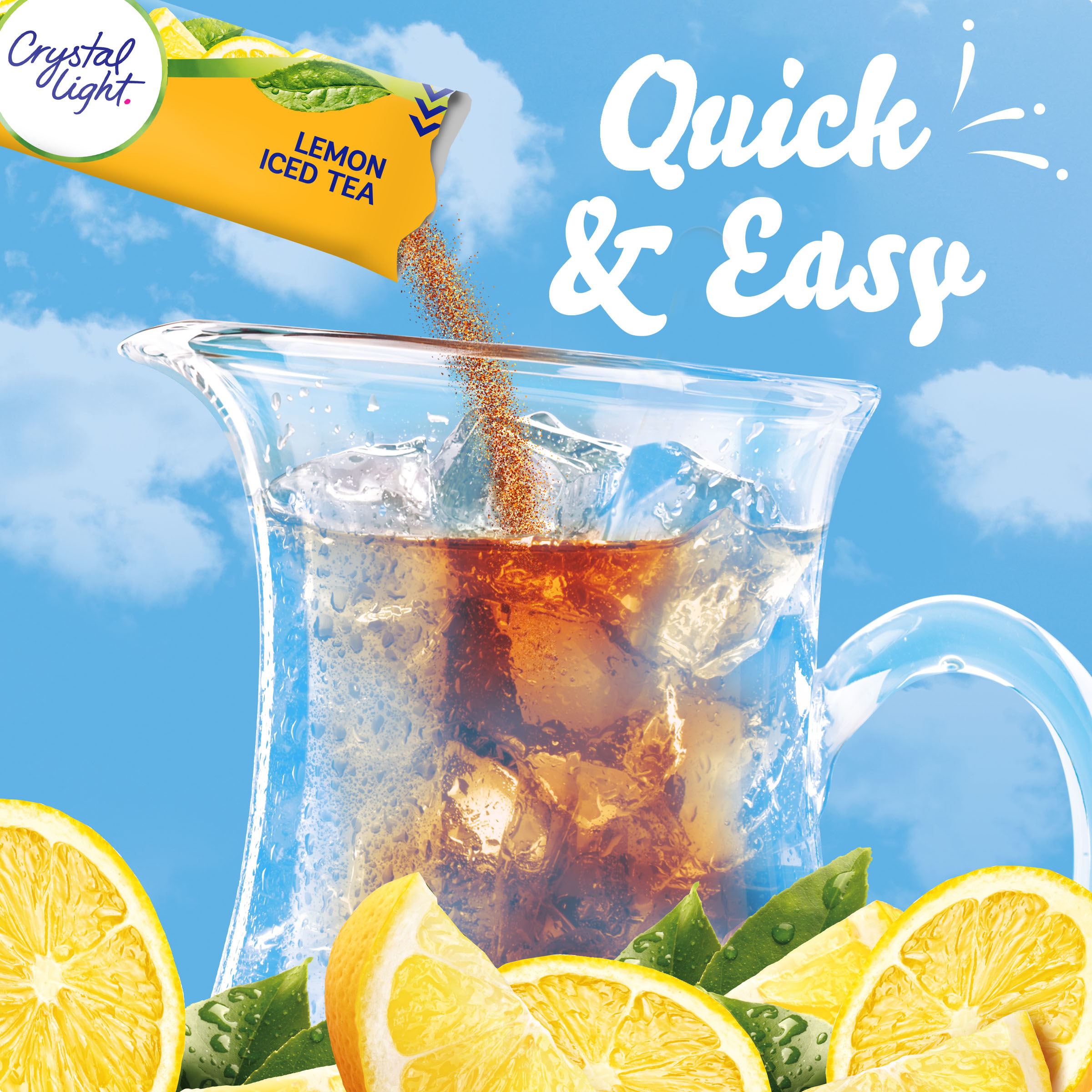 Lemon Iced Tea Naturally Flavored Powdered Drink Mix