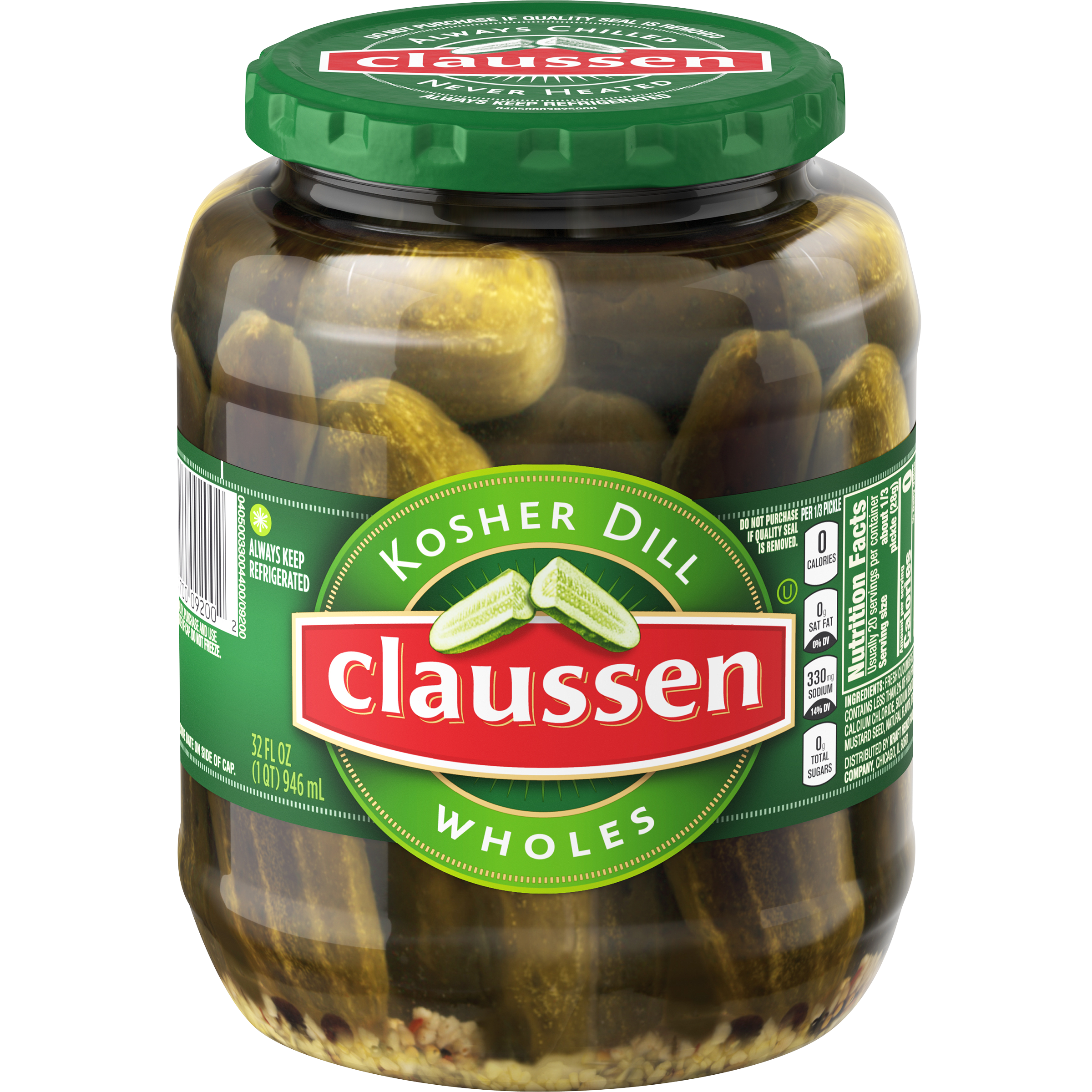 Kosher Dill Pickle Wholes