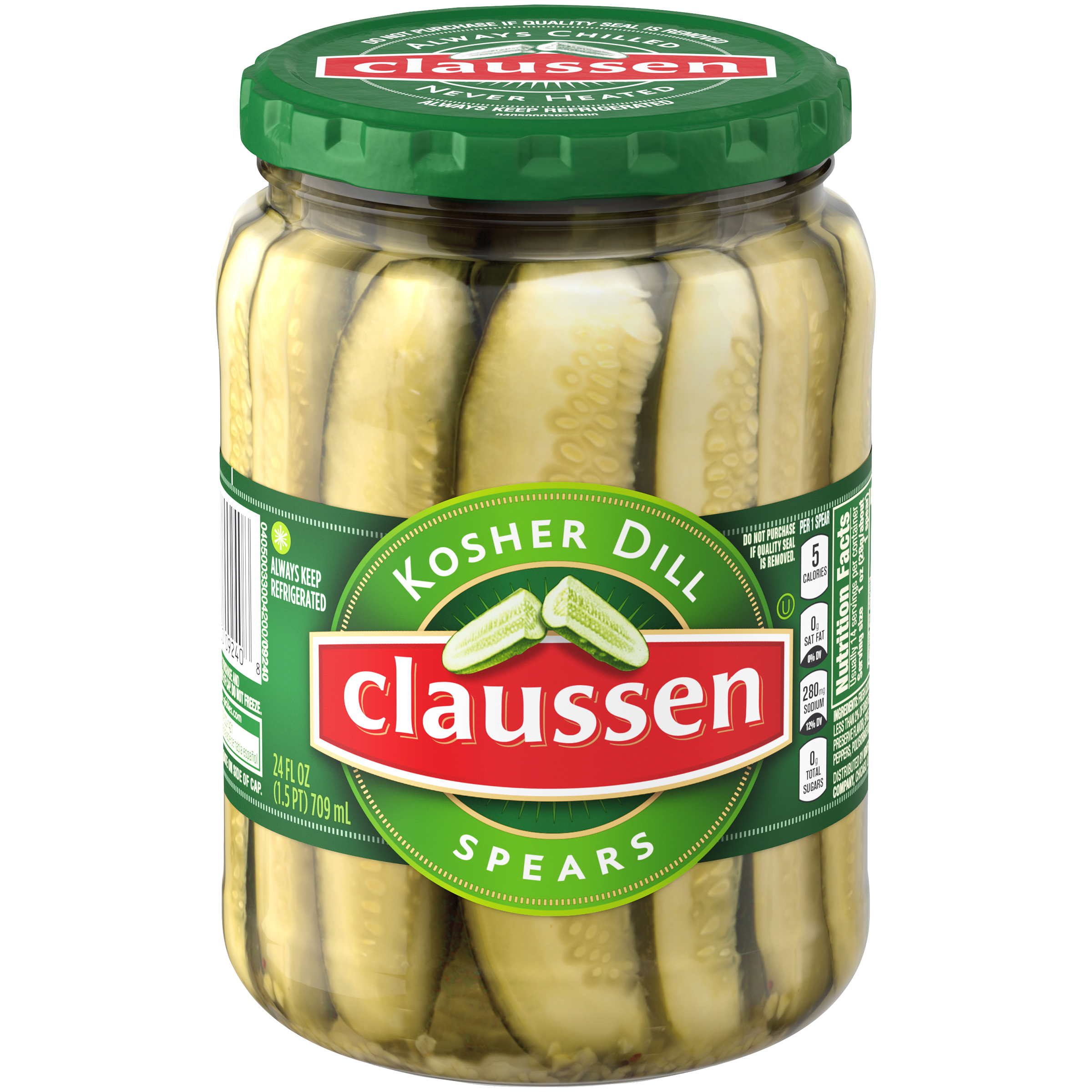 Kosher Dill Pickle Spears