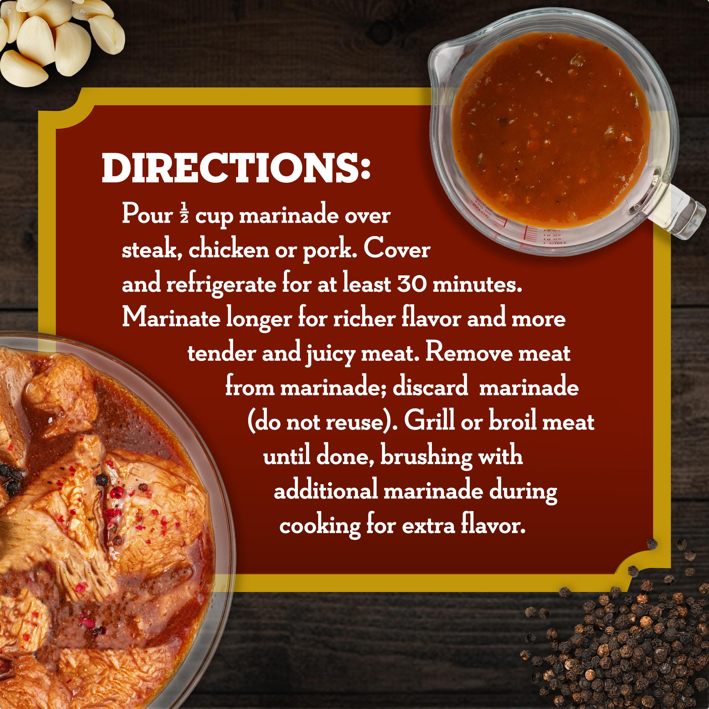 Chicago Steakhouse Marinade A.1. Products Heinz®