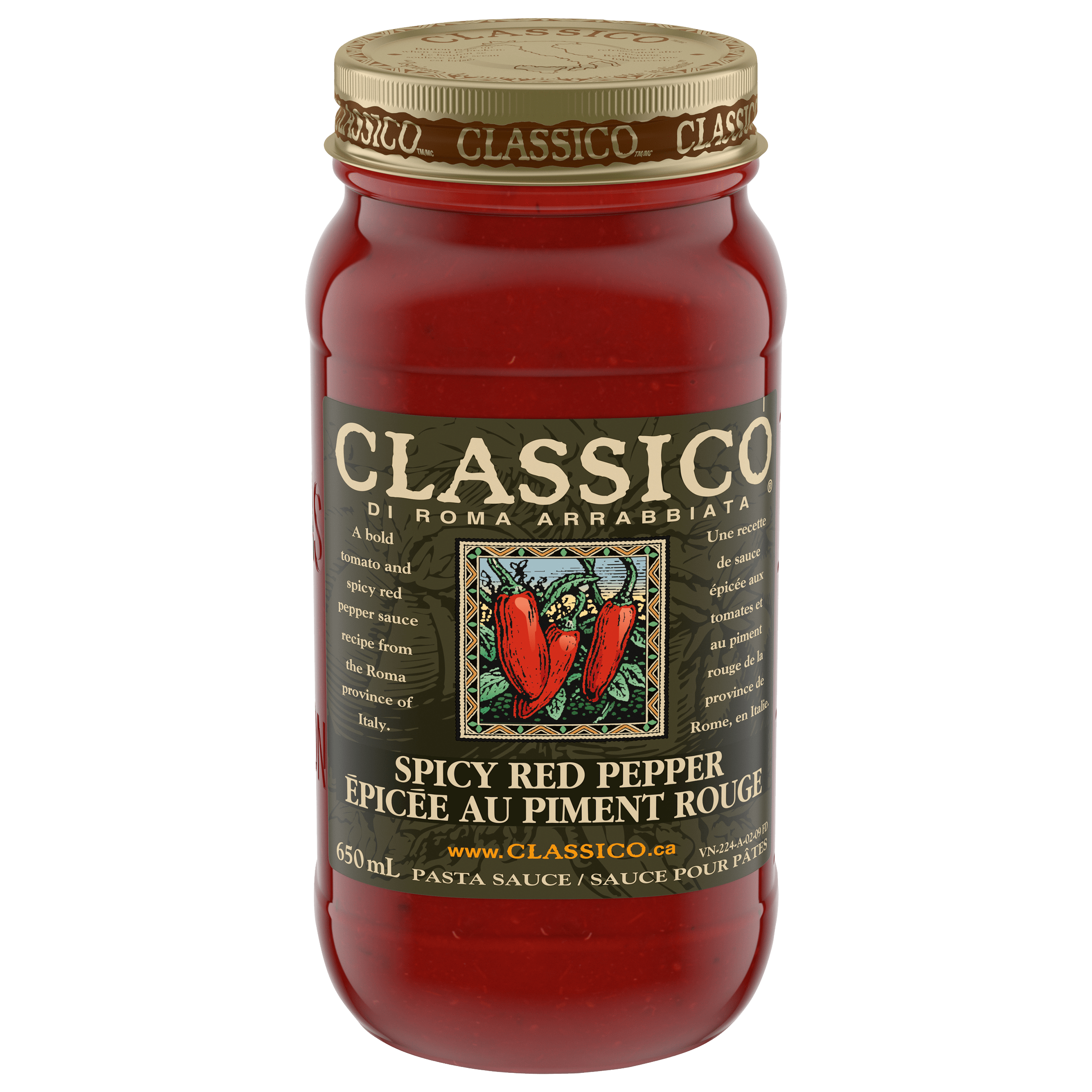 Arrabbiata Spicy Red Pepper Spaghetti Pasta Sauce Classico Products