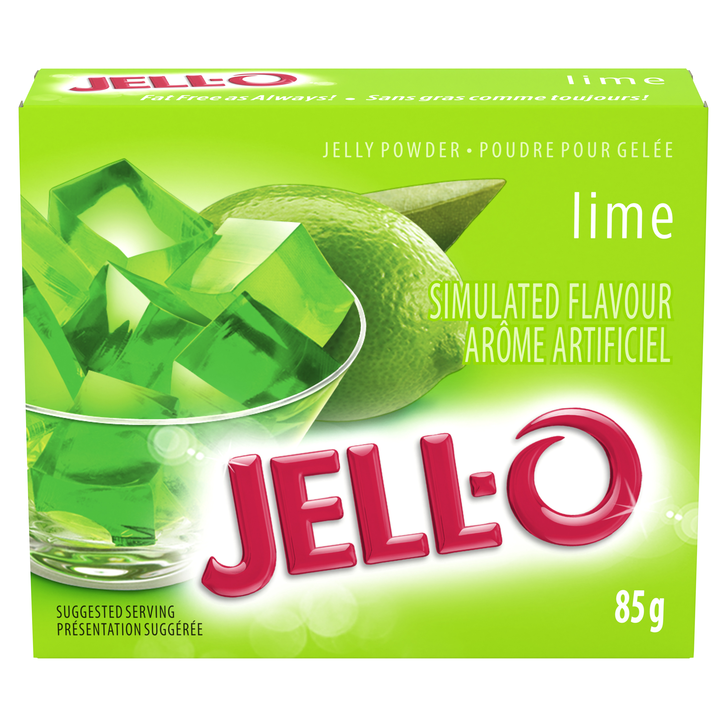 Lime Jelly Powder Gelatin Mix