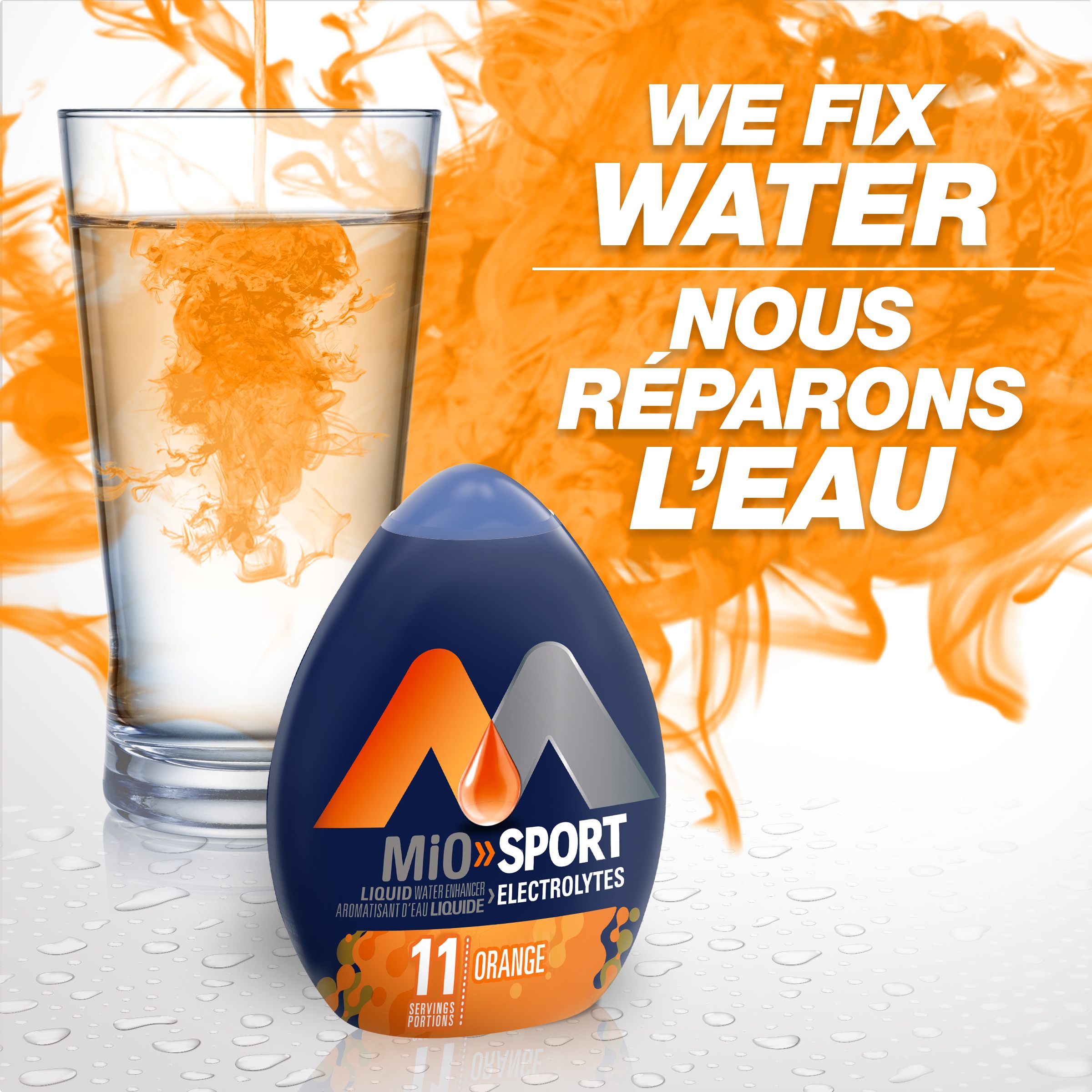 Aromatisant d’eau Orange Sport