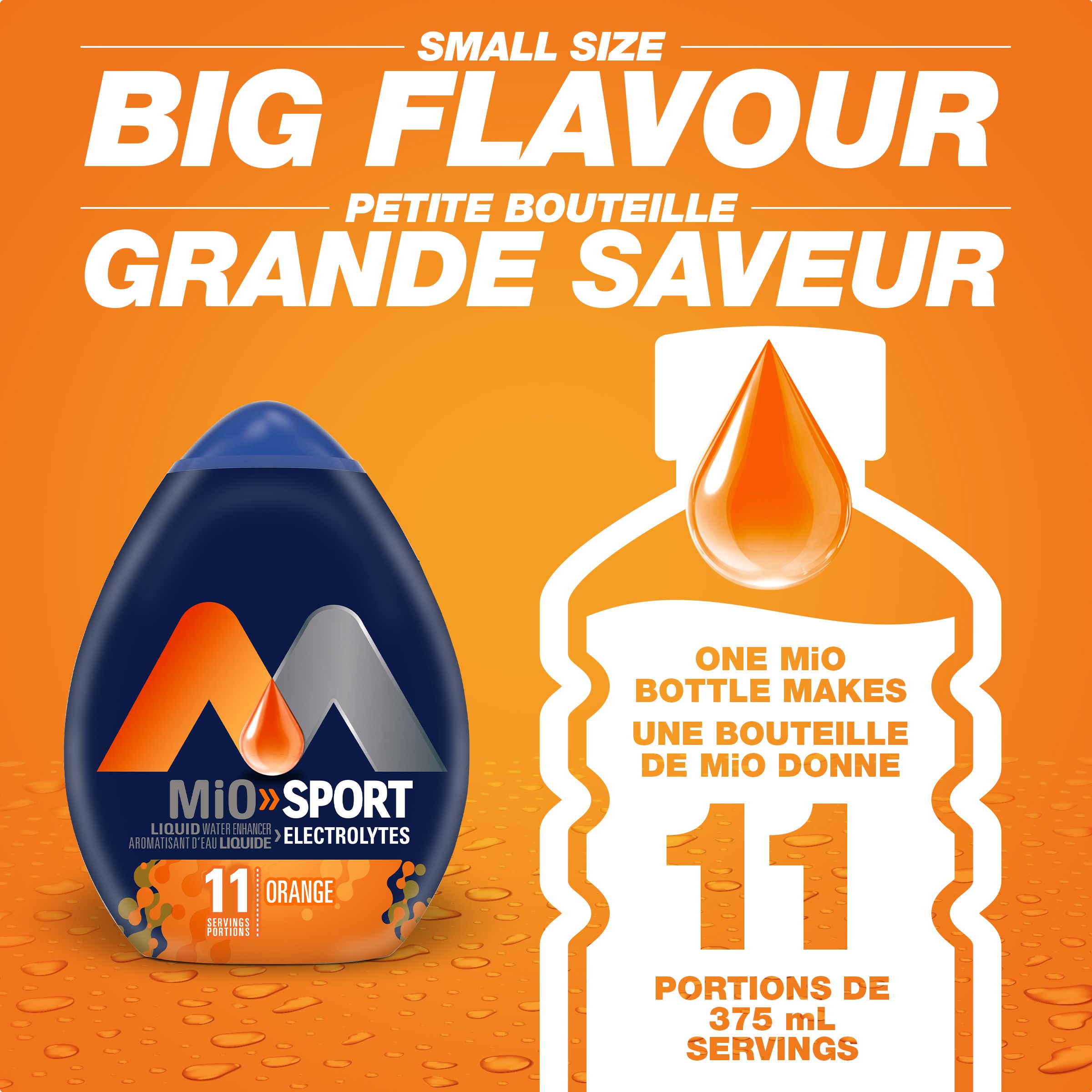 Sport Orange Liquid Water Enhancer