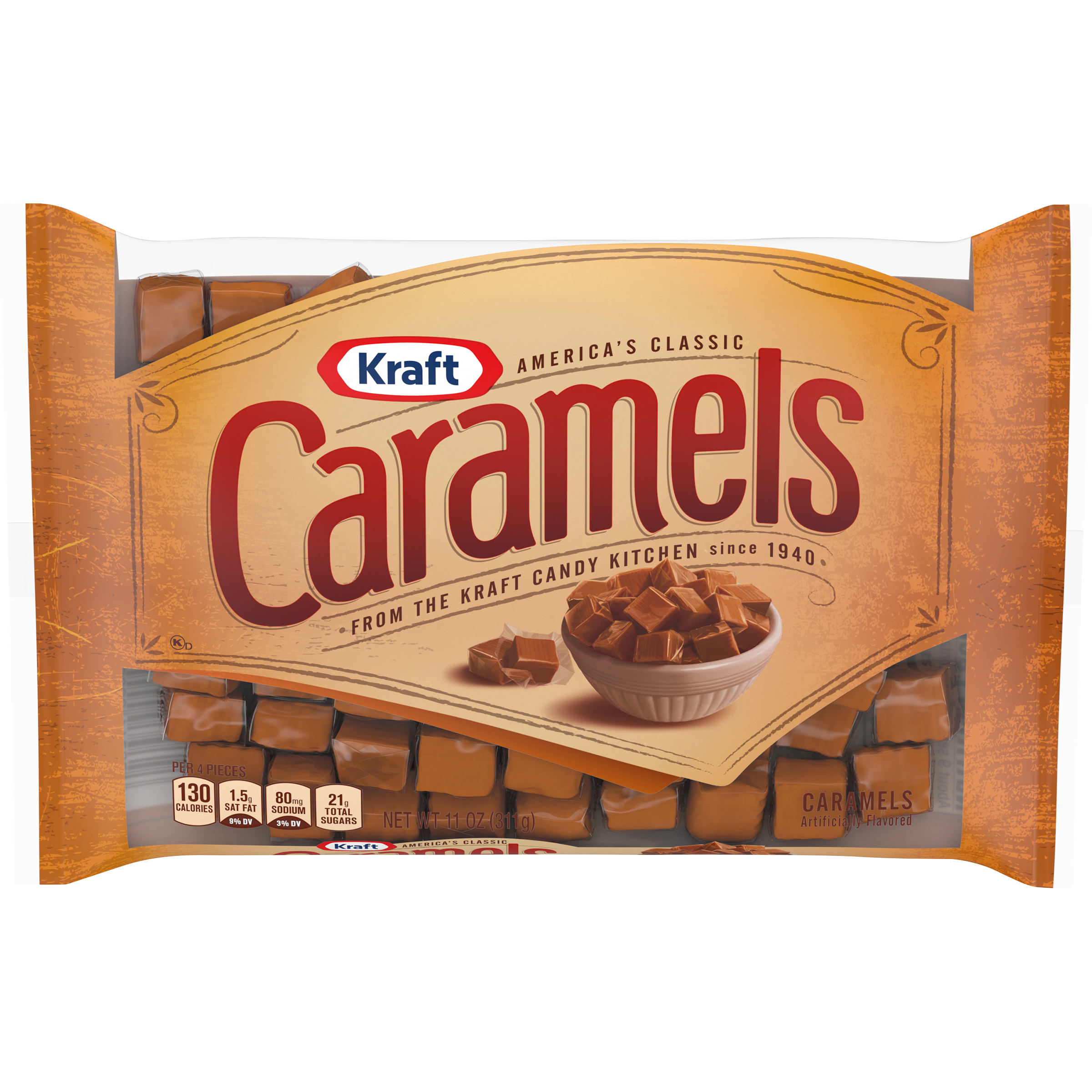 America's Classic Individually Wrapped Candy Caramels