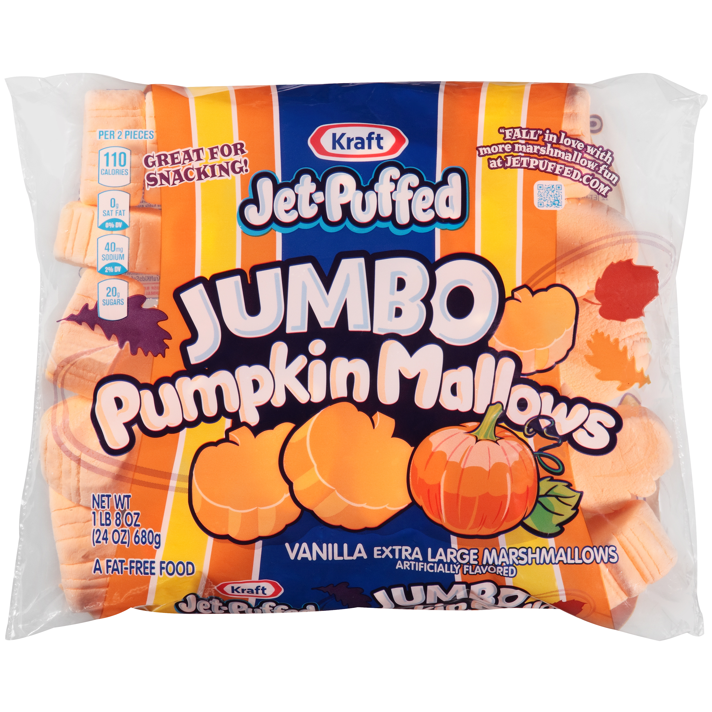 Jumbo Pumpkin Mallows Marshmallows