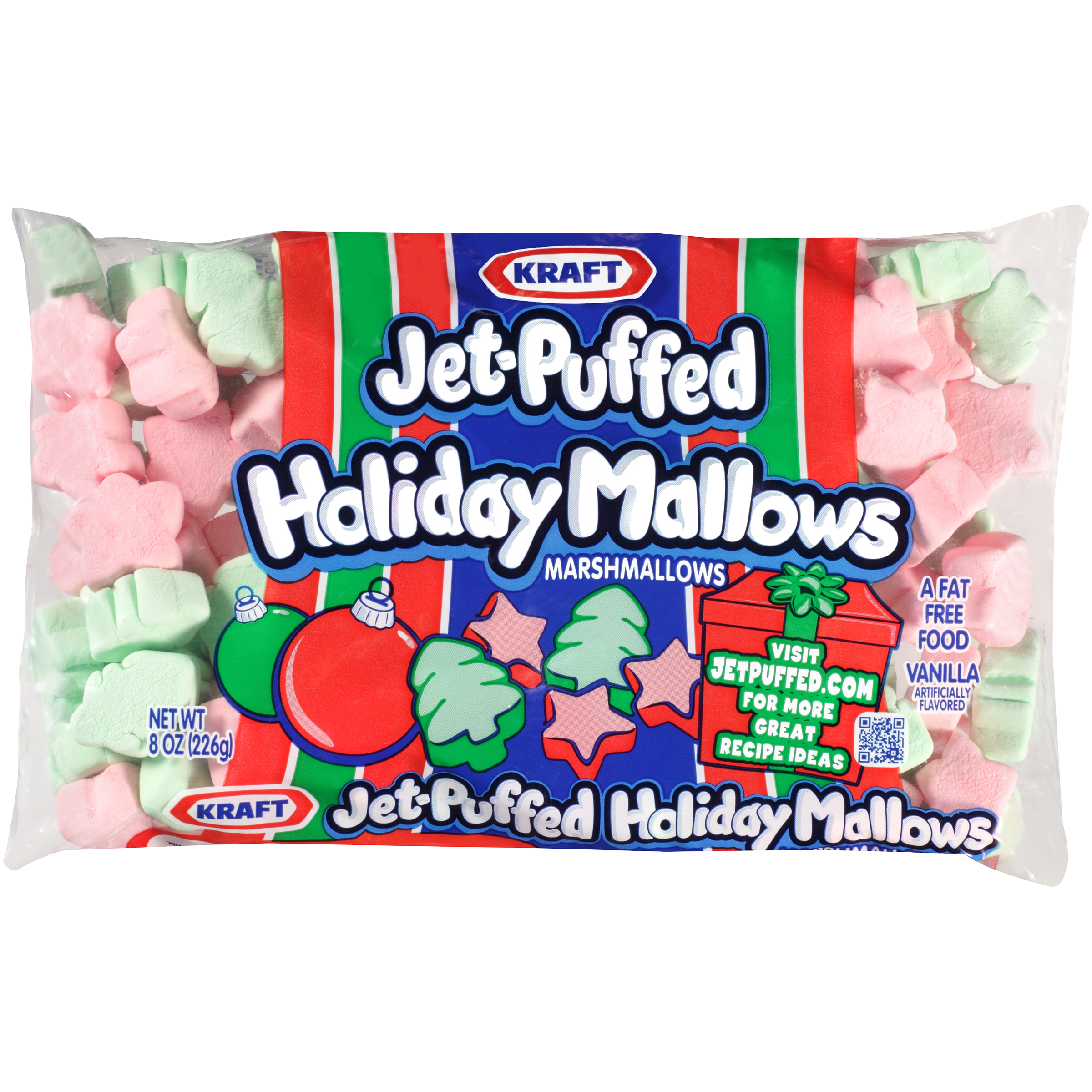 Vanilla Holiday Shaped Christmas Mallows Marshmallows