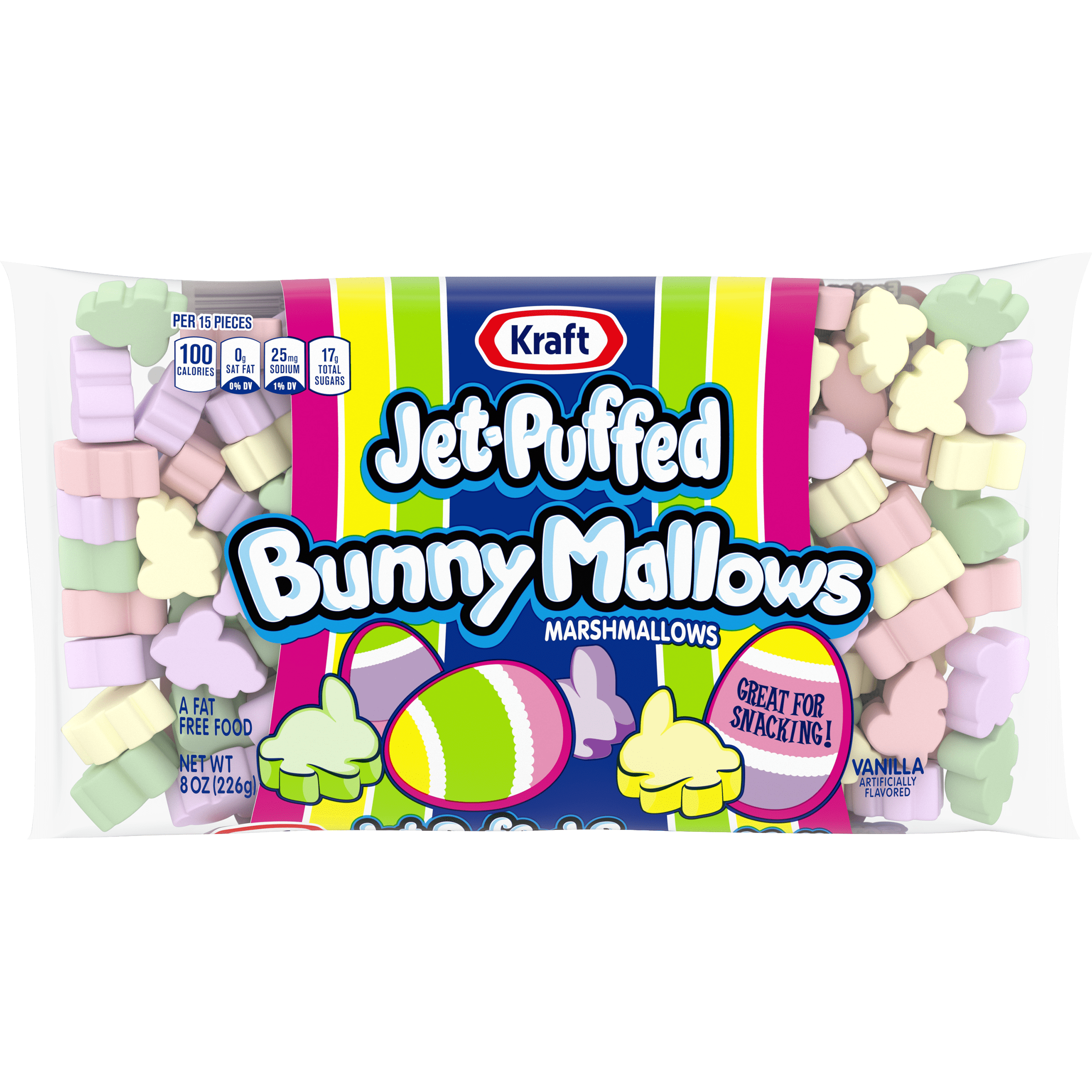 Vanilla Bunny Shaped Easter Spring Mallows Marshmallows