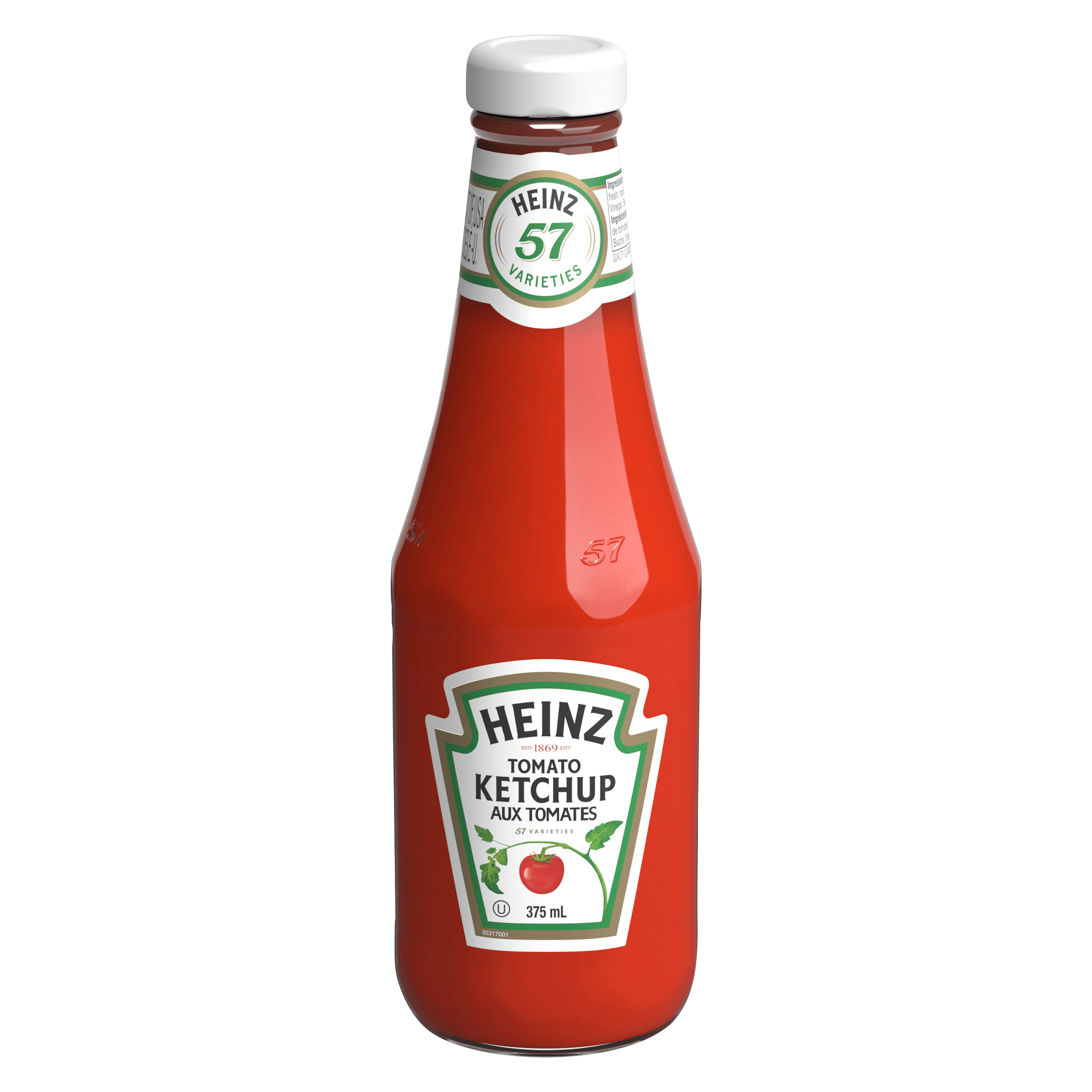 Tomato Ketchup Glass Bottle