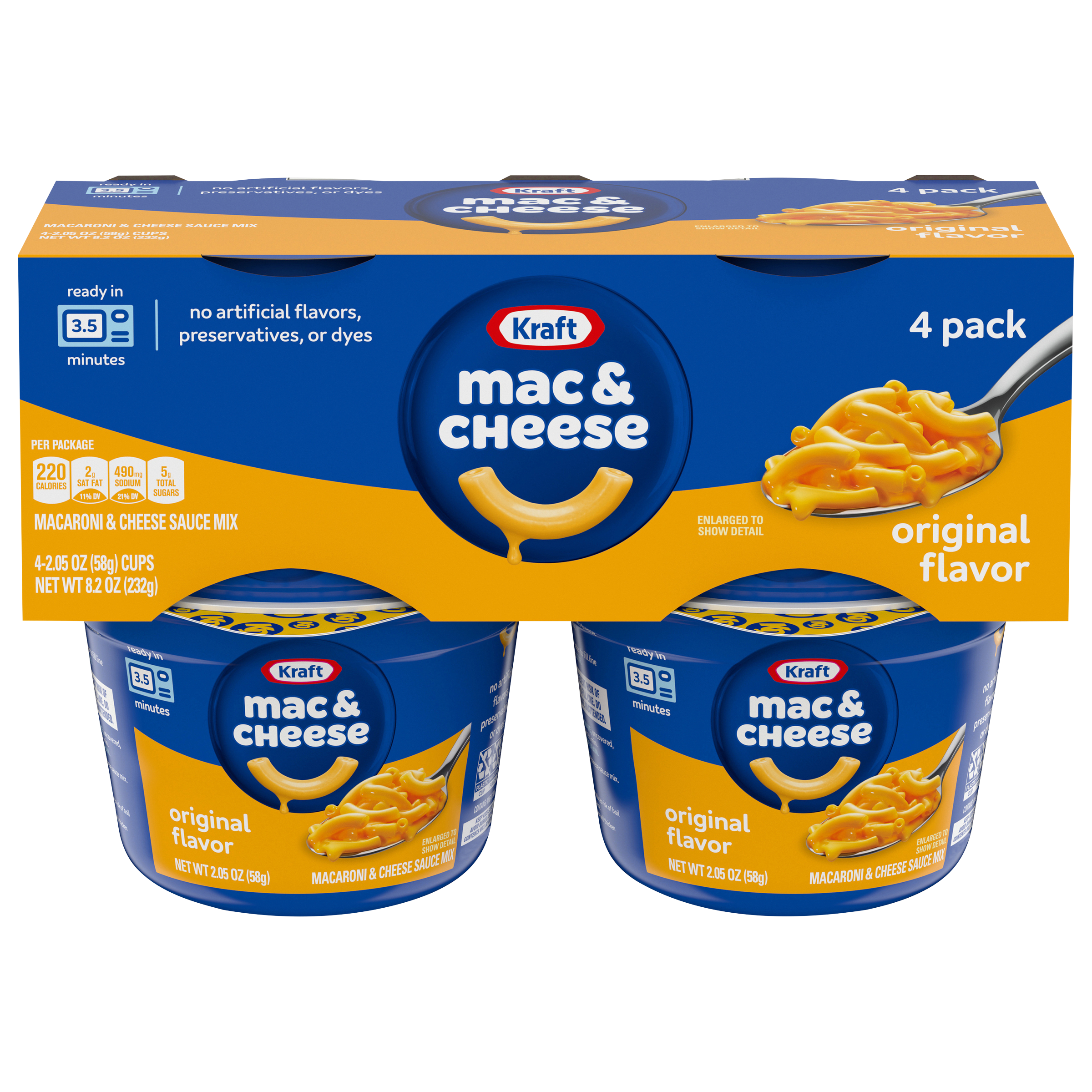 Original Mac & Cheese Macaroni and Cheese Microwaveable Dinner