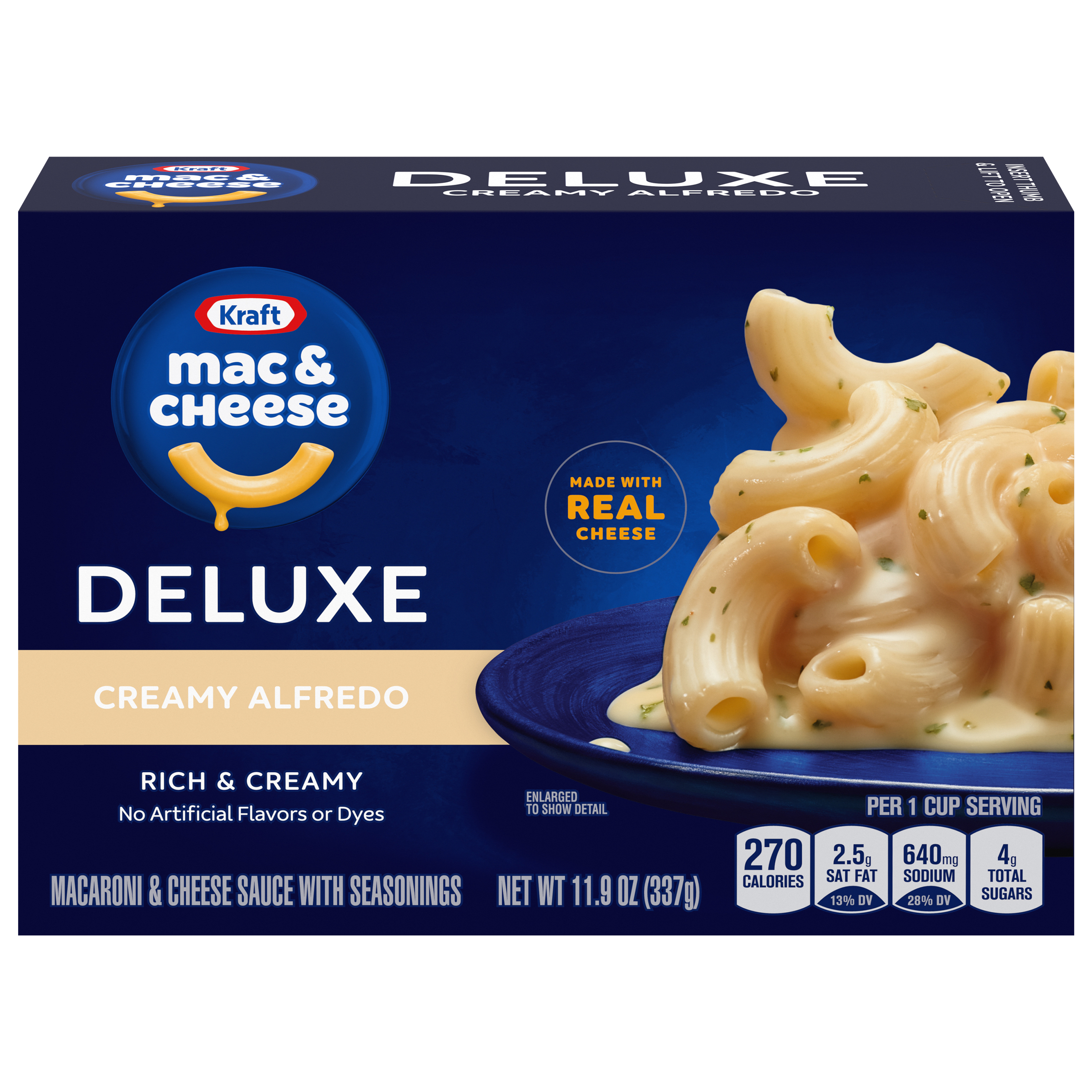 Creamy Alfredo Mac & Cheese Macaroni and Cheese Dinner