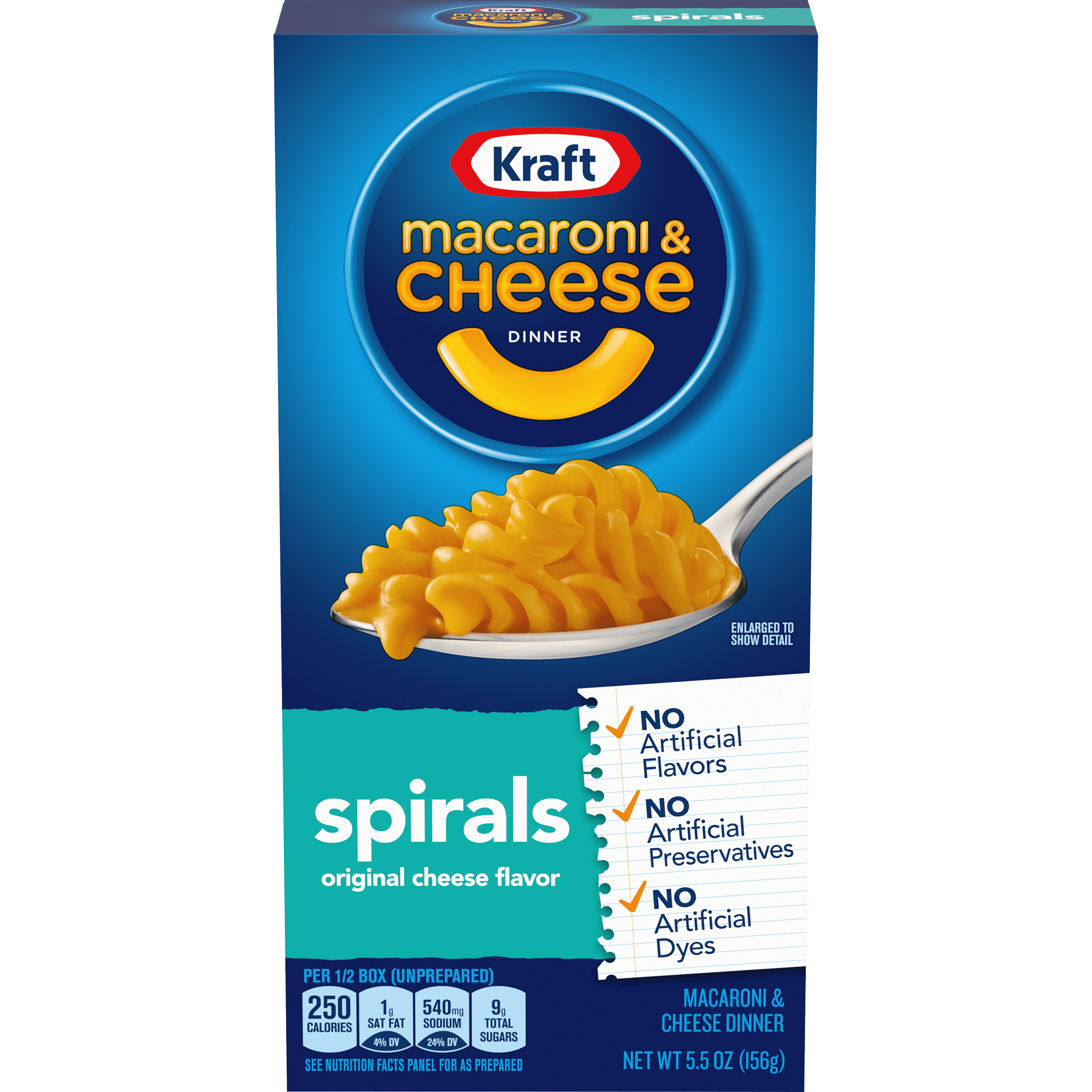 Spirals Original Macaroni & Cheese Dinner Products Kraft Mac & Cheese