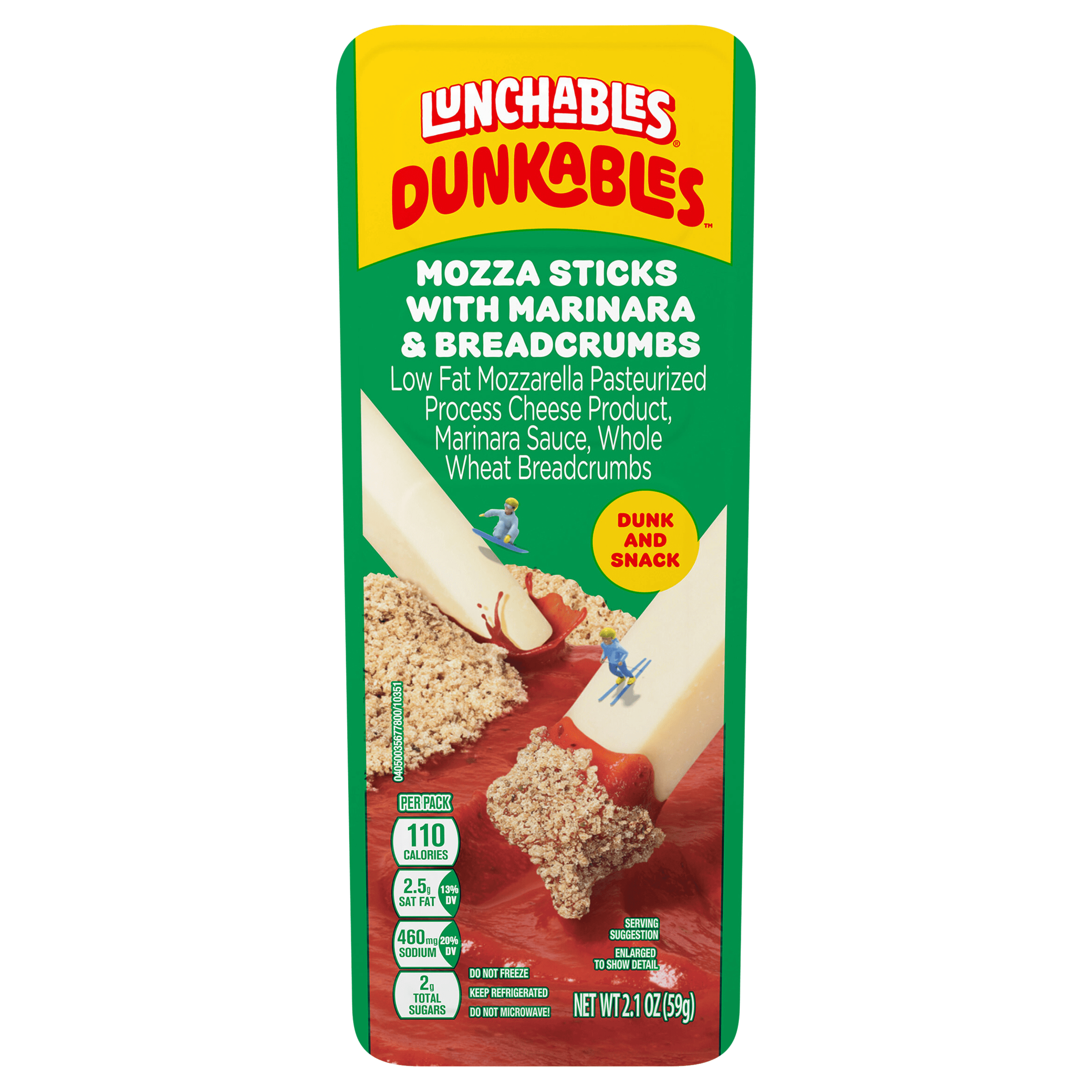 Dunkables Mozza Sticks with Marinara & Breadcrumbs